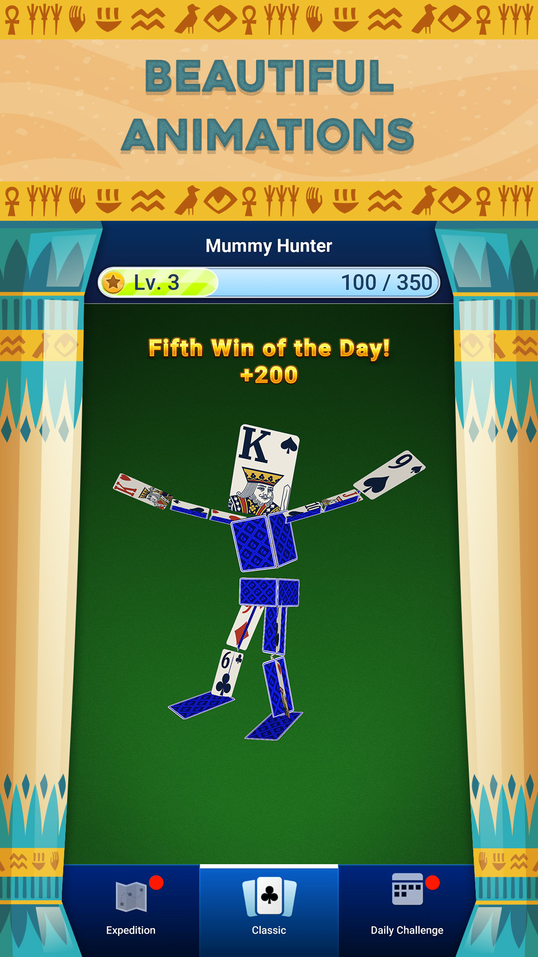 اسکرین شات 6 بازی Pyramid Solitaire - Card Games