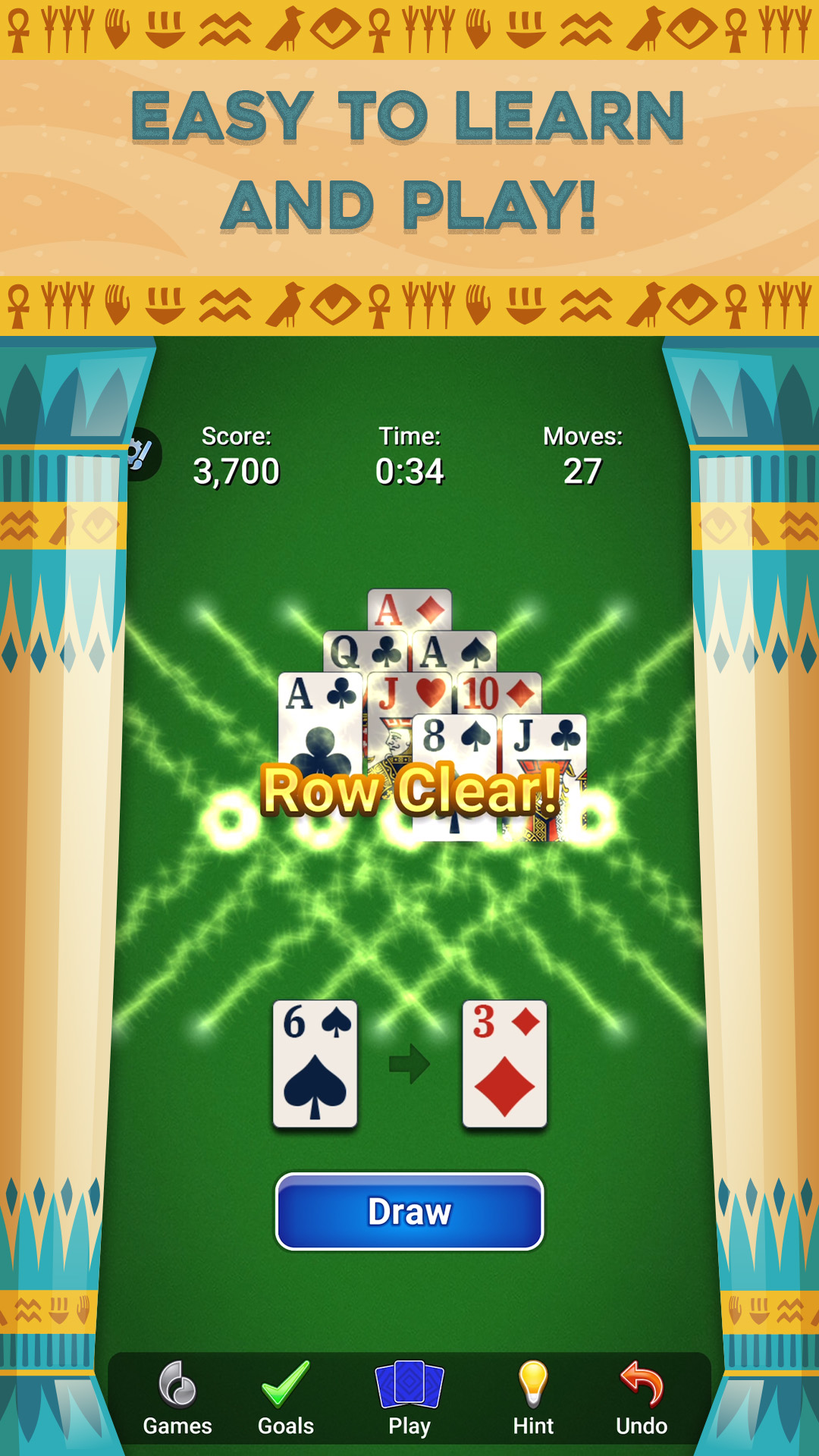 اسکرین شات 4 بازی Pyramid Solitaire - Card Games