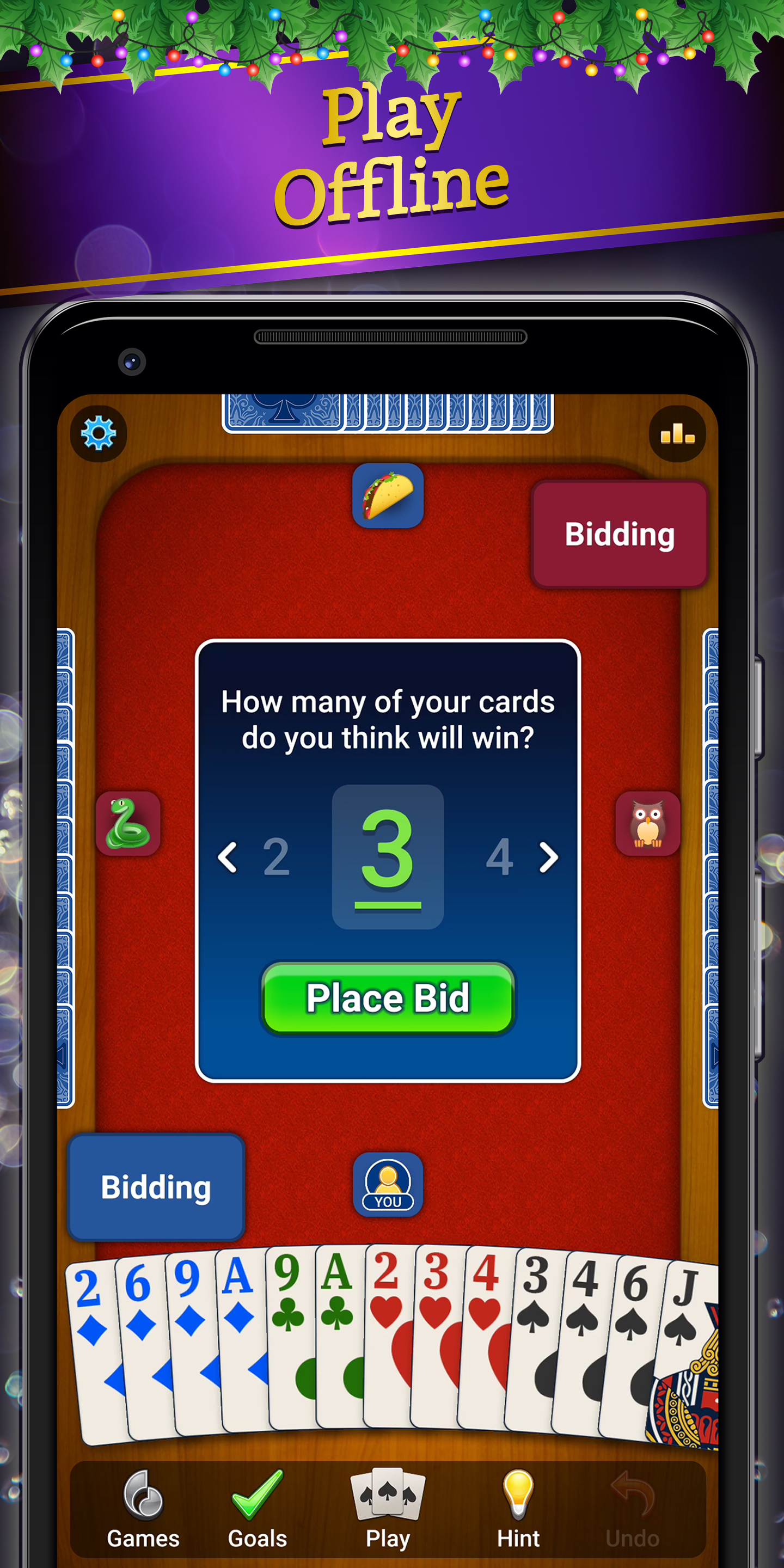 اسکرین شات 4 بازی Spades: Classic Card Games