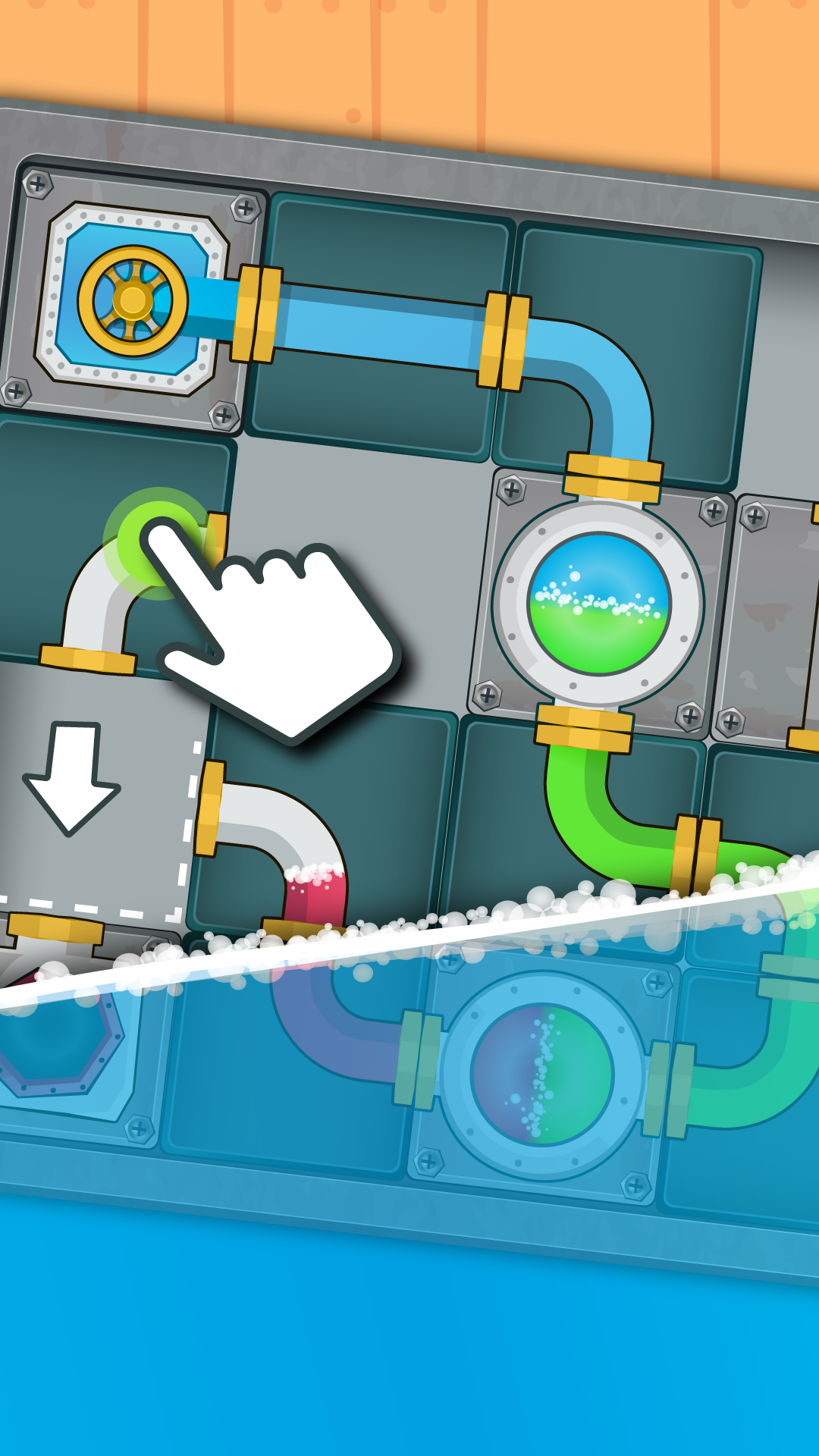 اسکرین شات 2 بازی Unblock Water Pipes