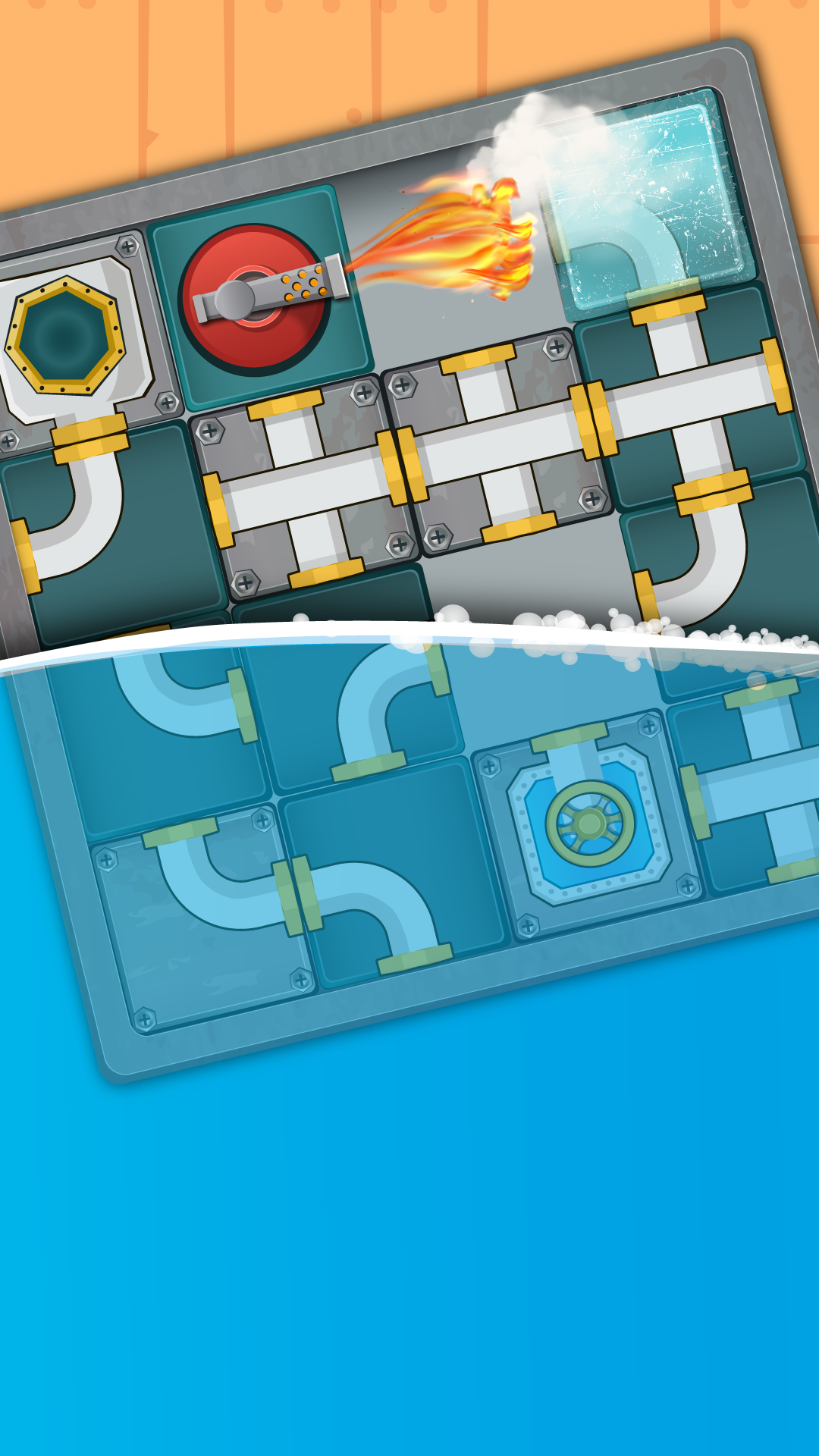 اسکرین شات 4 بازی Unblock Water Pipes