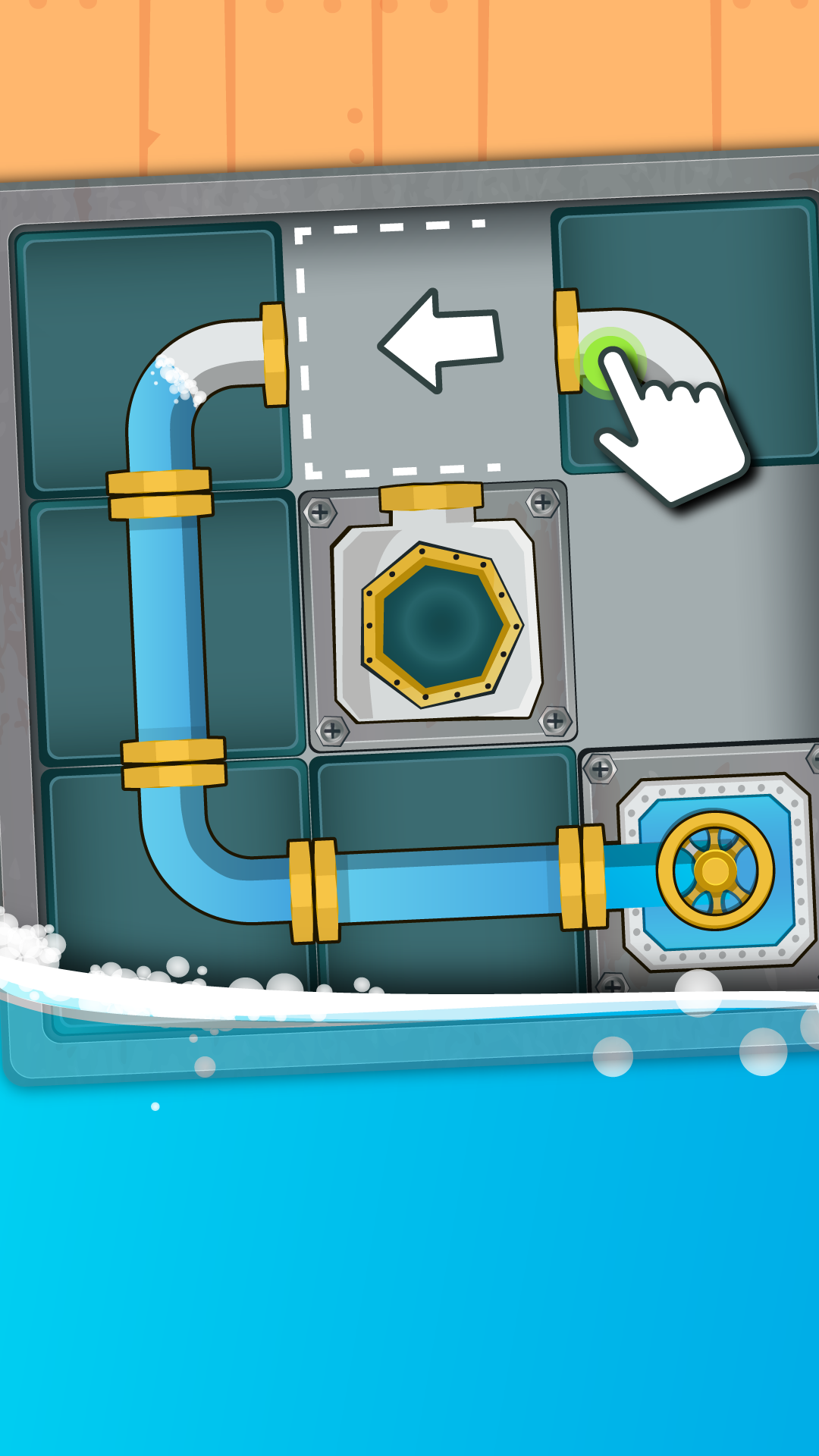 اسکرین شات 1 بازی Unblock Water Pipes