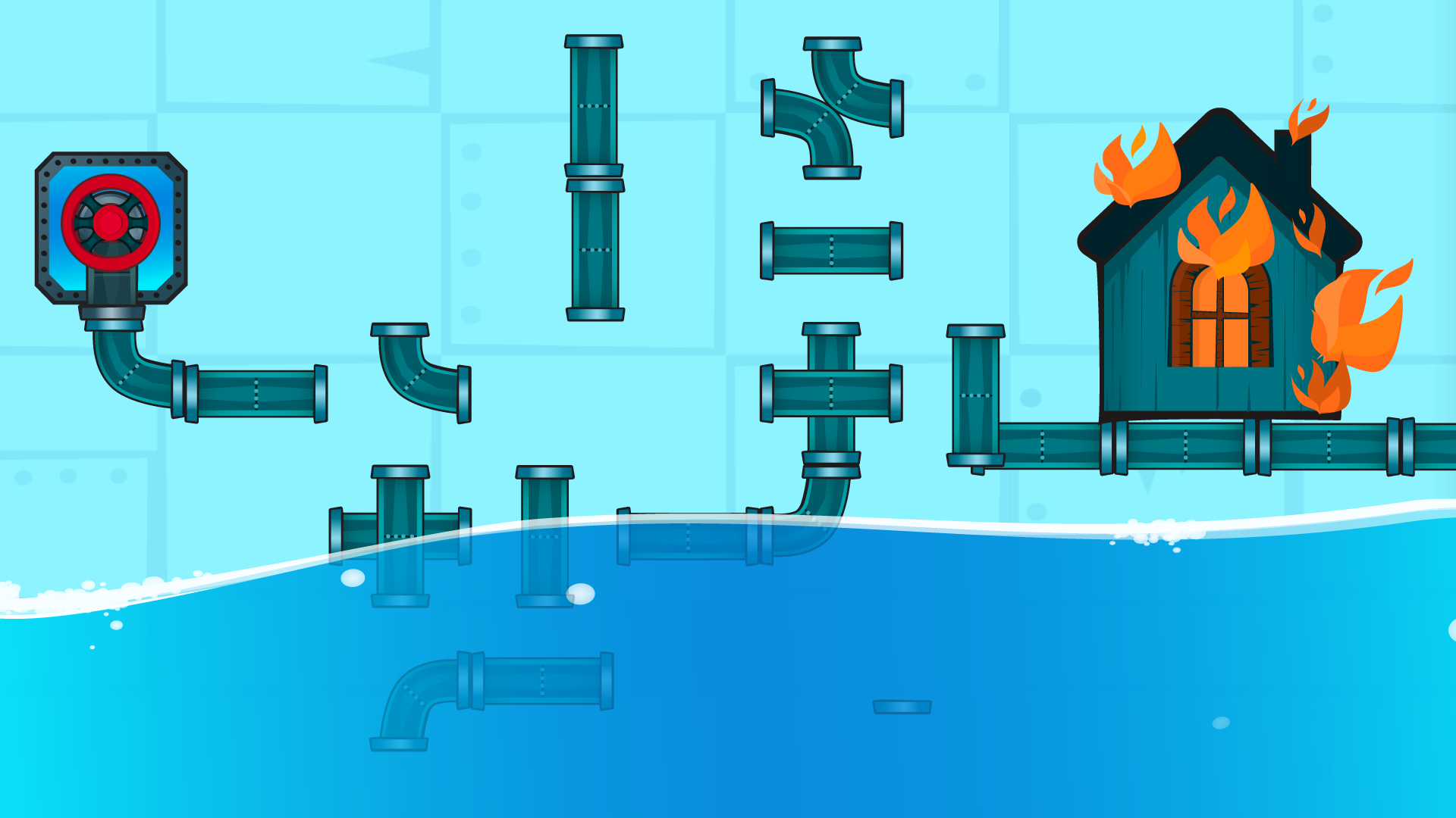 اسکرین شات 6 بازی Water Pipes