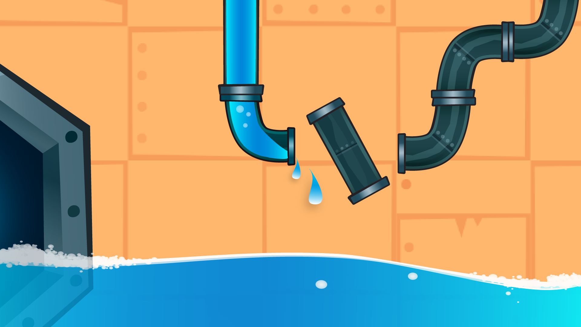 اسکرین شات 1 بازی Water Pipes
