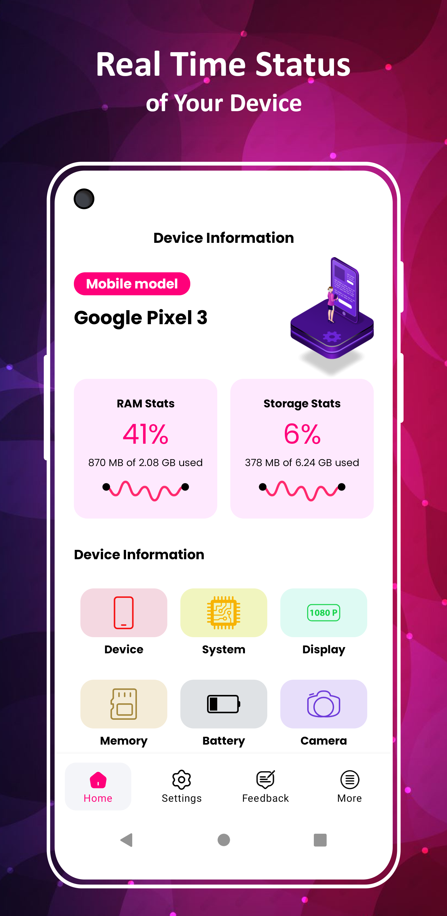 اسکرین شات 1 برنامه CPU-M Pro - Device Info