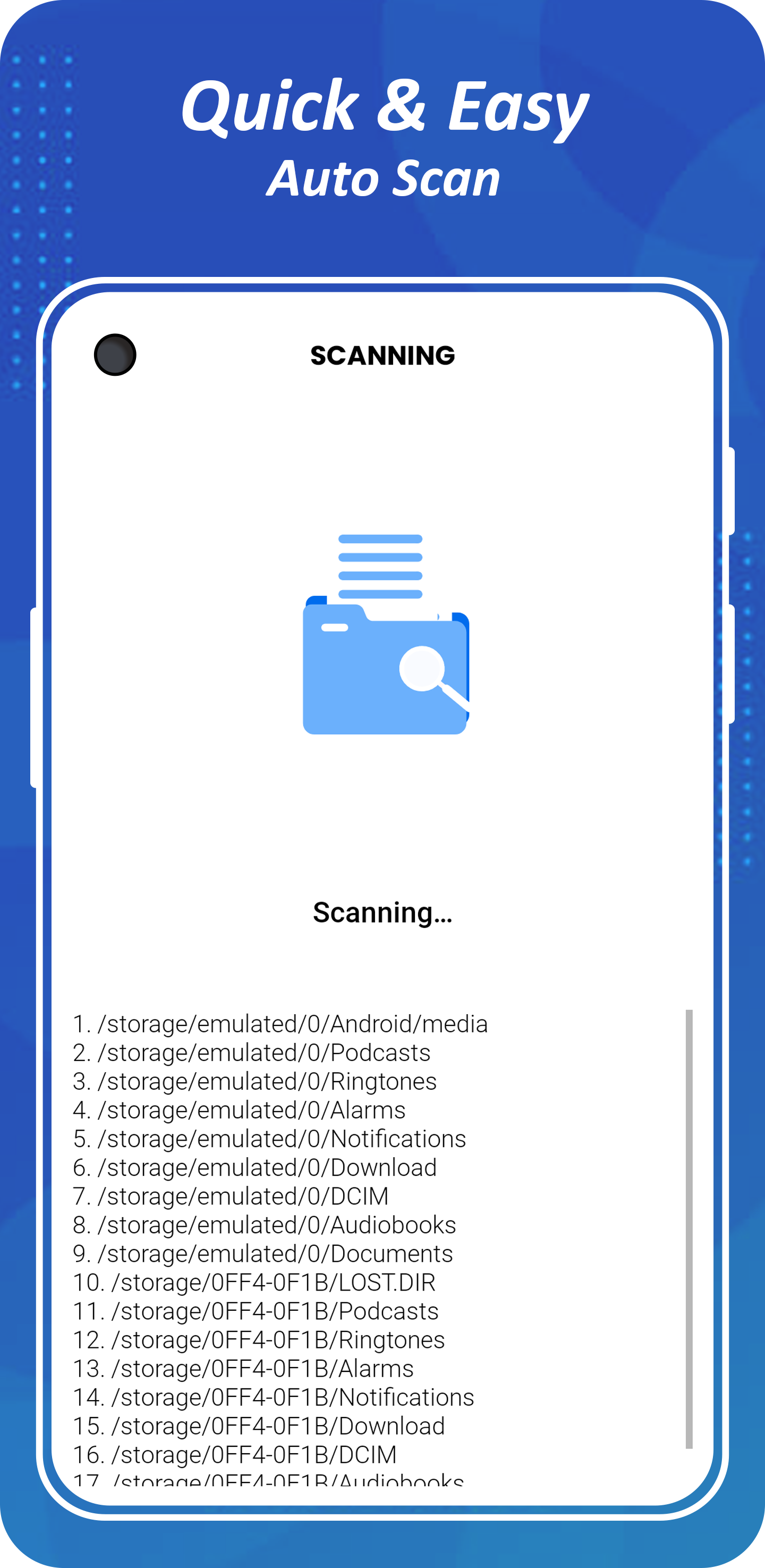 اسکرین شات 2 برنامه Empty Folder Cleaner