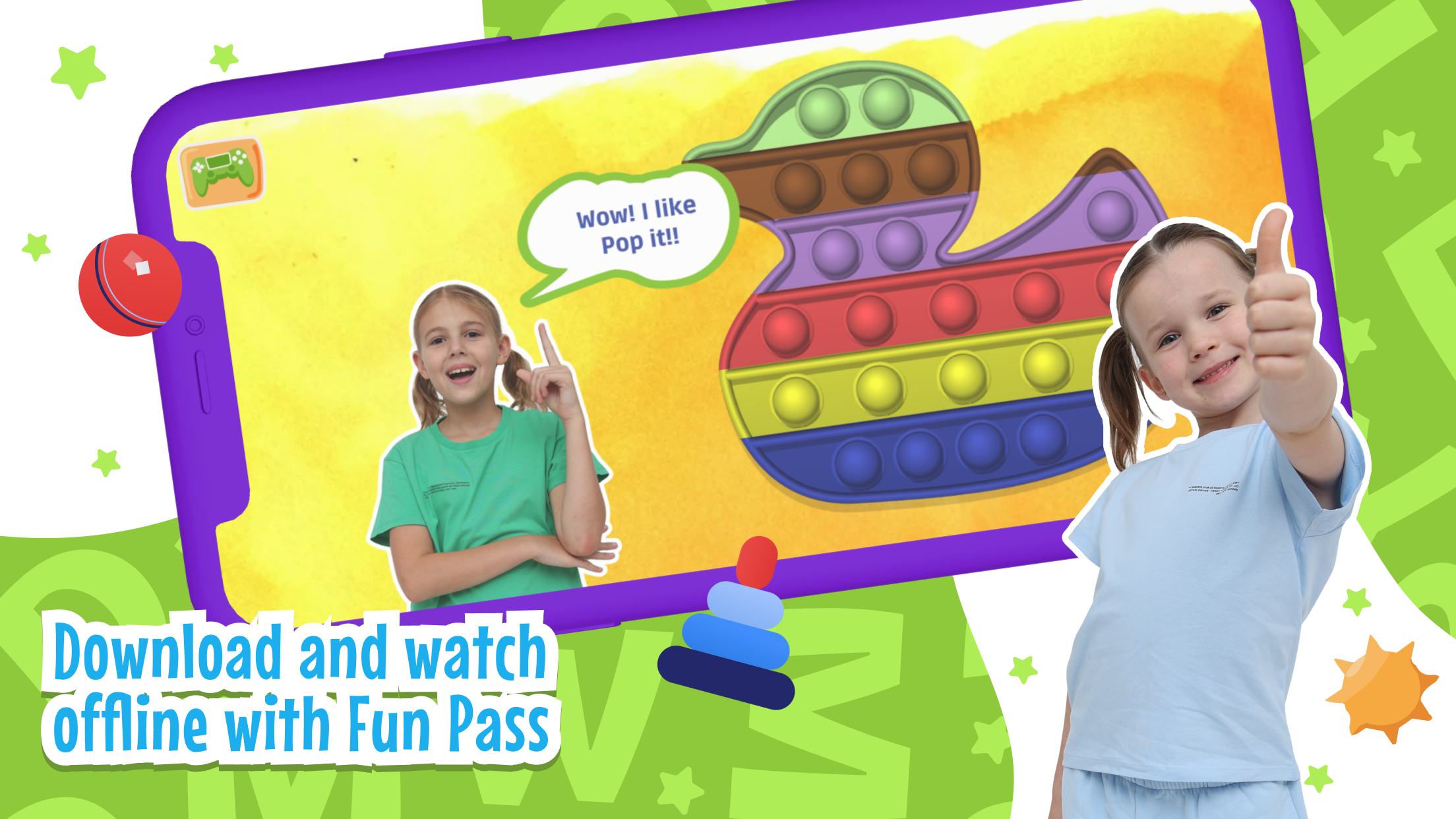 اسکرین شات 5 برنامه Vania Mania Kids Games & Video