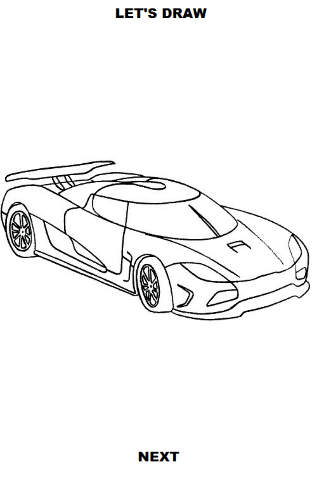 اسکرین شات 5 برنامه How to Draw Cars