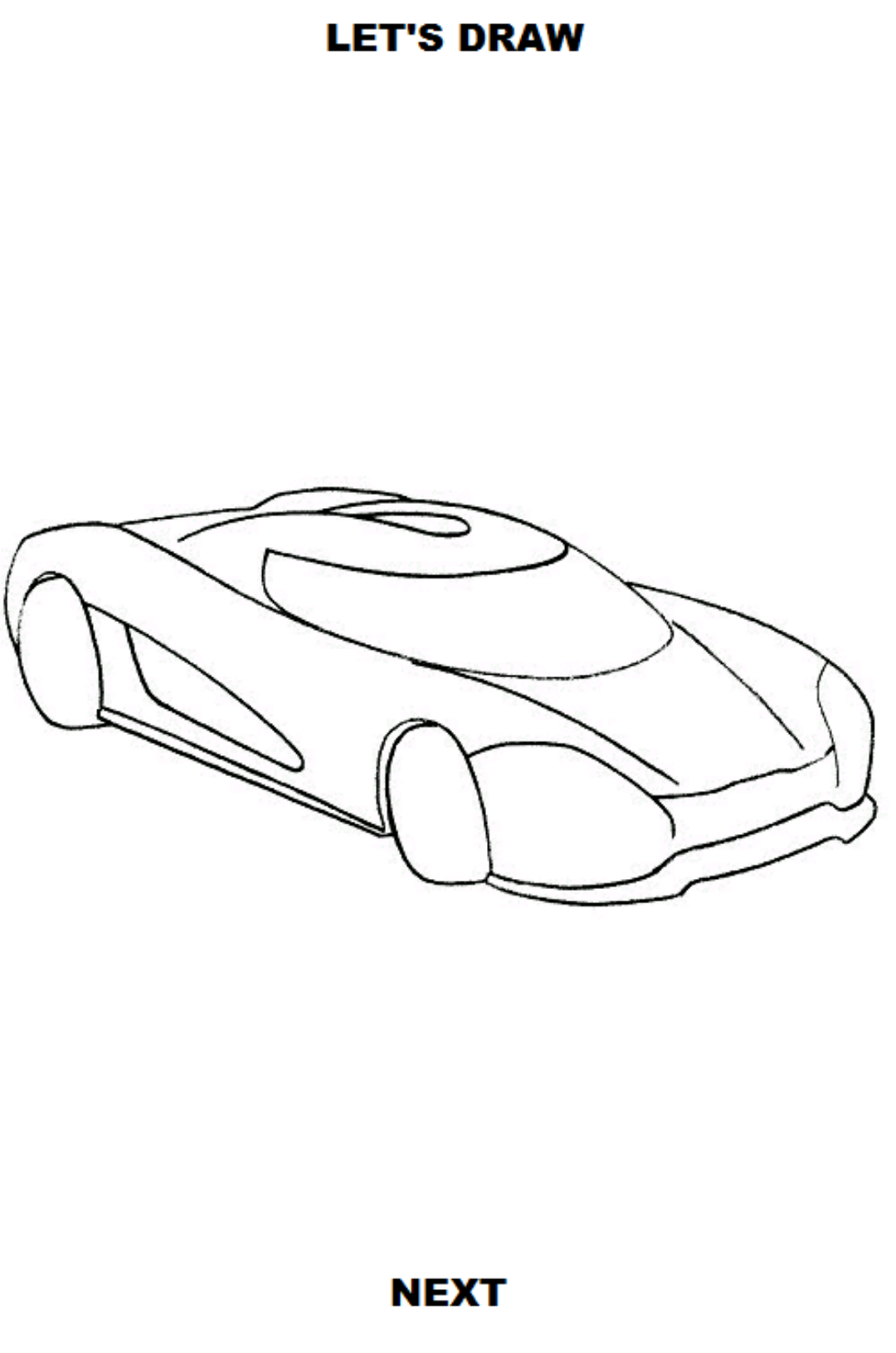 اسکرین شات 4 برنامه How to Draw Cars