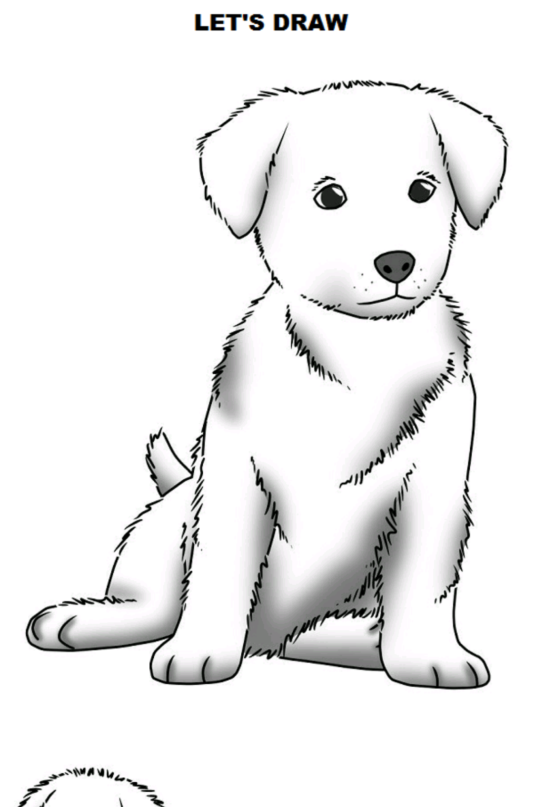 اسکرین شات 1 برنامه How to Draw Dogs