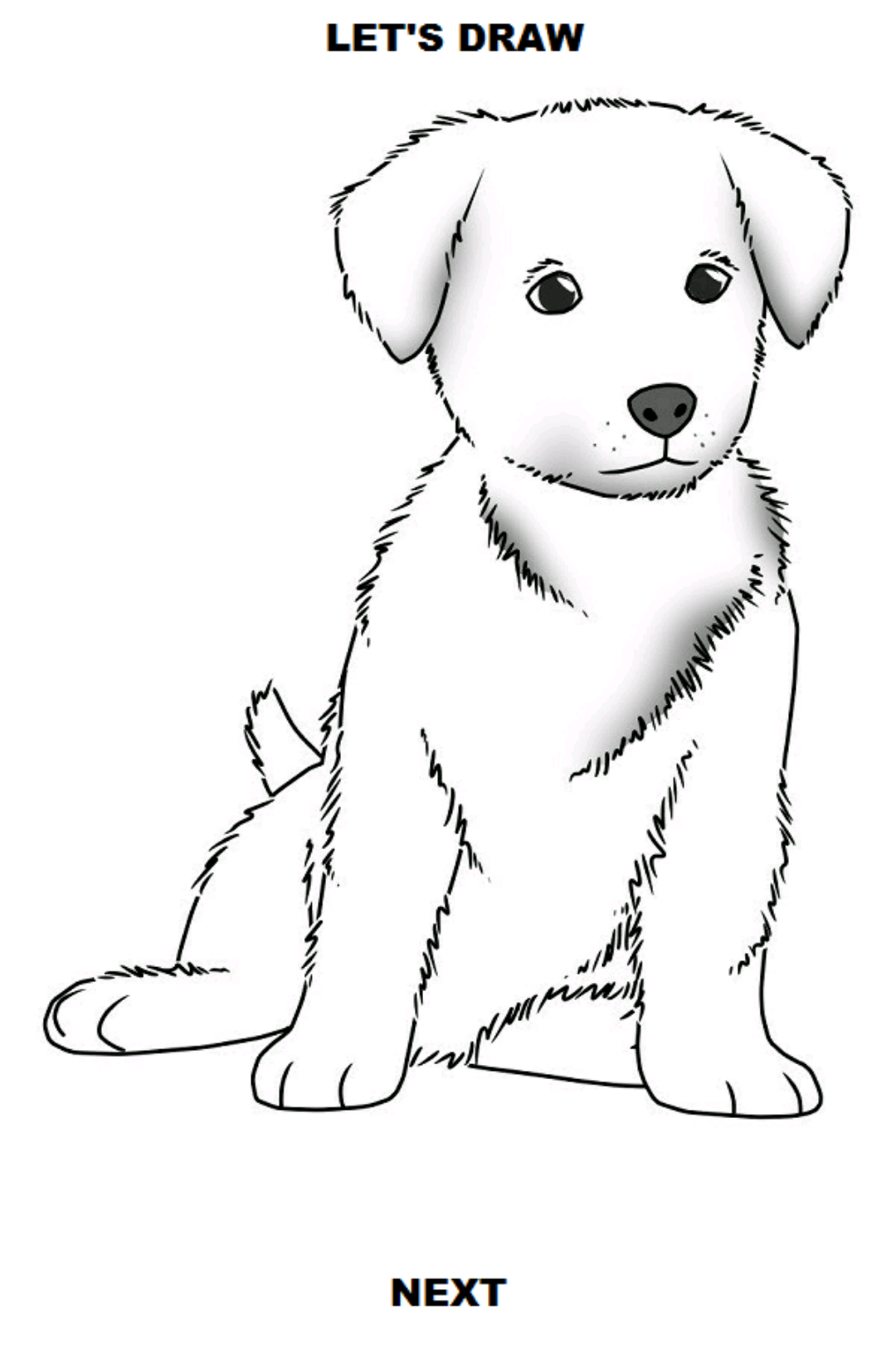 اسکرین شات 6 برنامه How to Draw Dogs