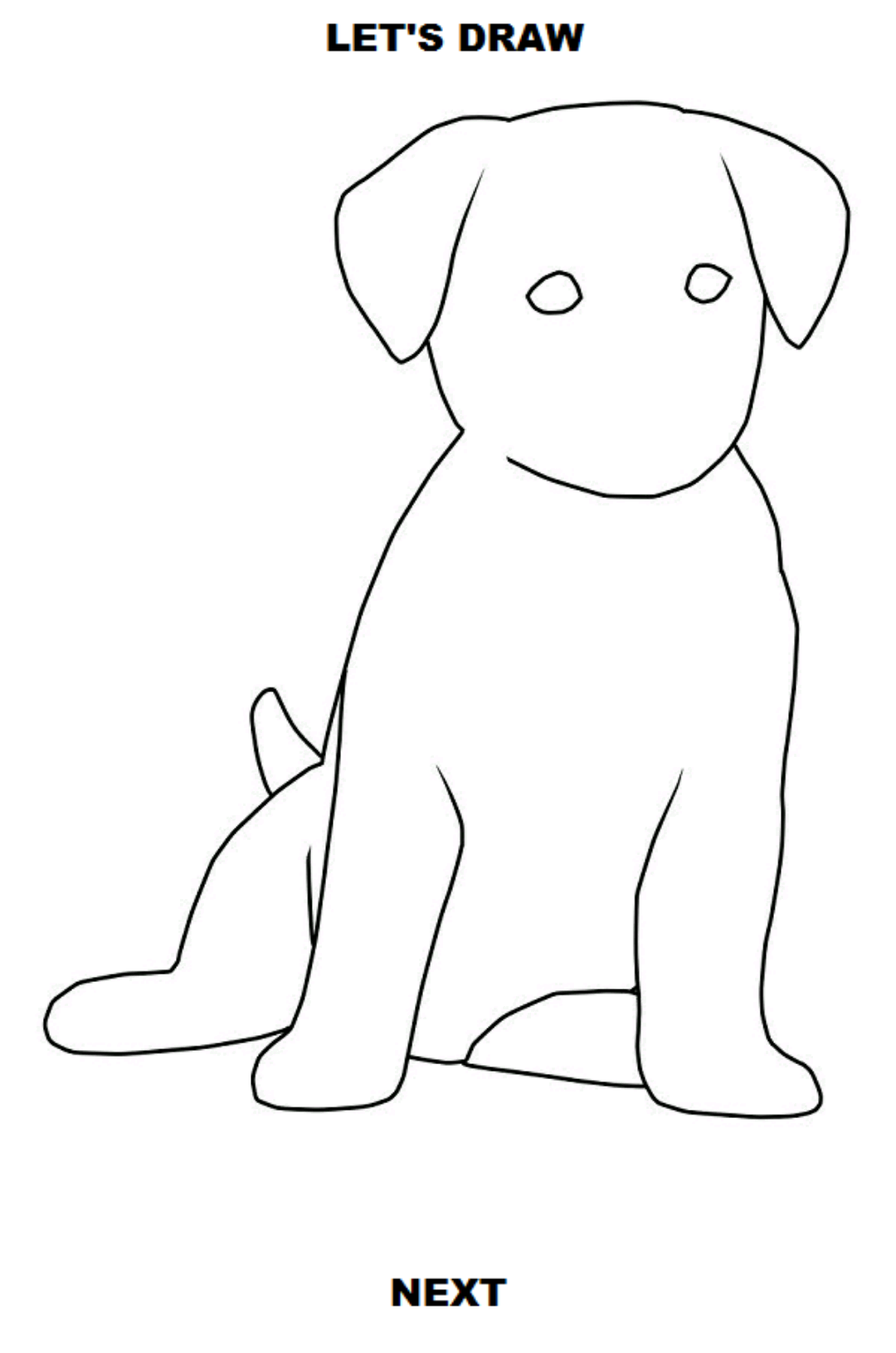 اسکرین شات 4 برنامه How to Draw Dogs