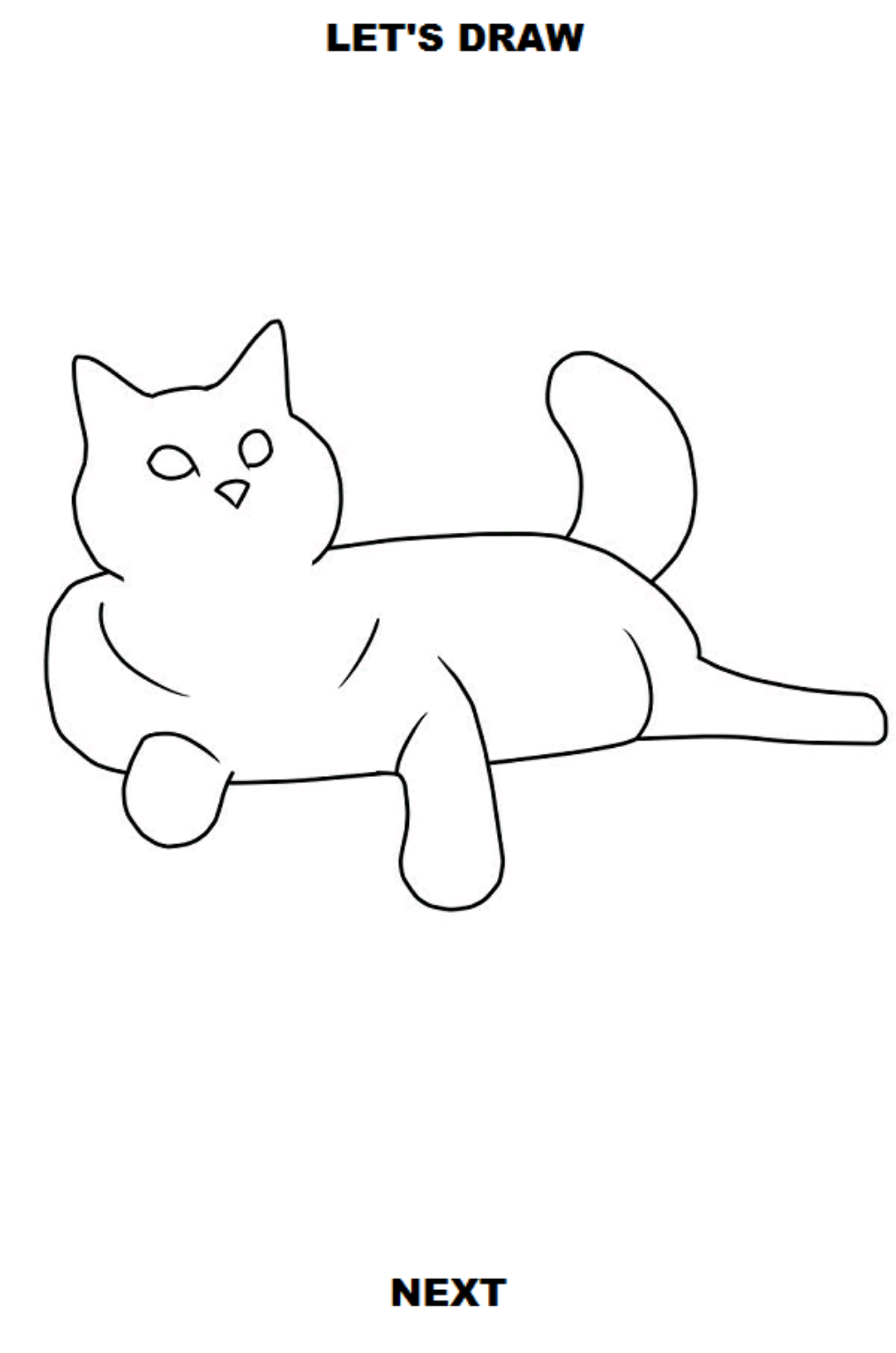 اسکرین شات 4 برنامه How to Draw Cats