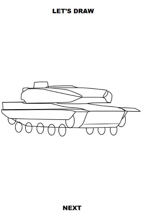 اسکرین شات 4 برنامه Draw Battle Tanks