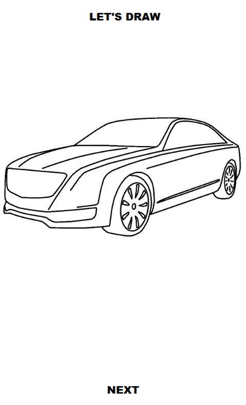 اسکرین شات 3 برنامه Draw Cars: Luxury