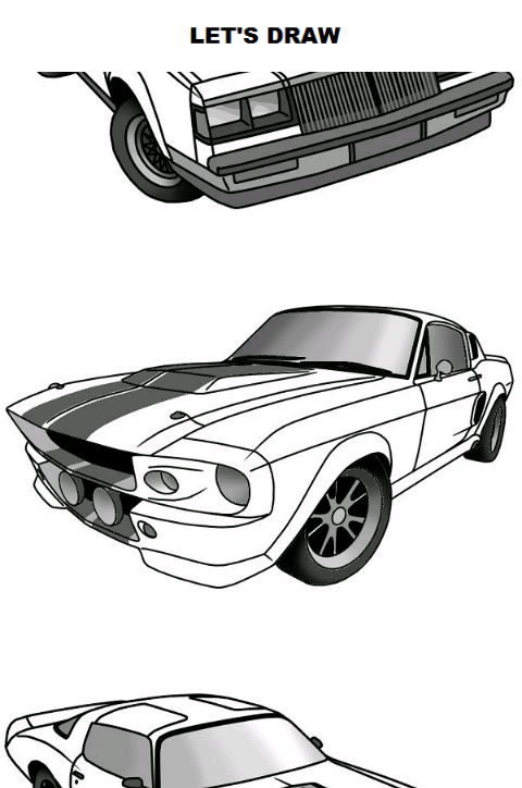 اسکرین شات 1 برنامه Draw Cars: Muscle