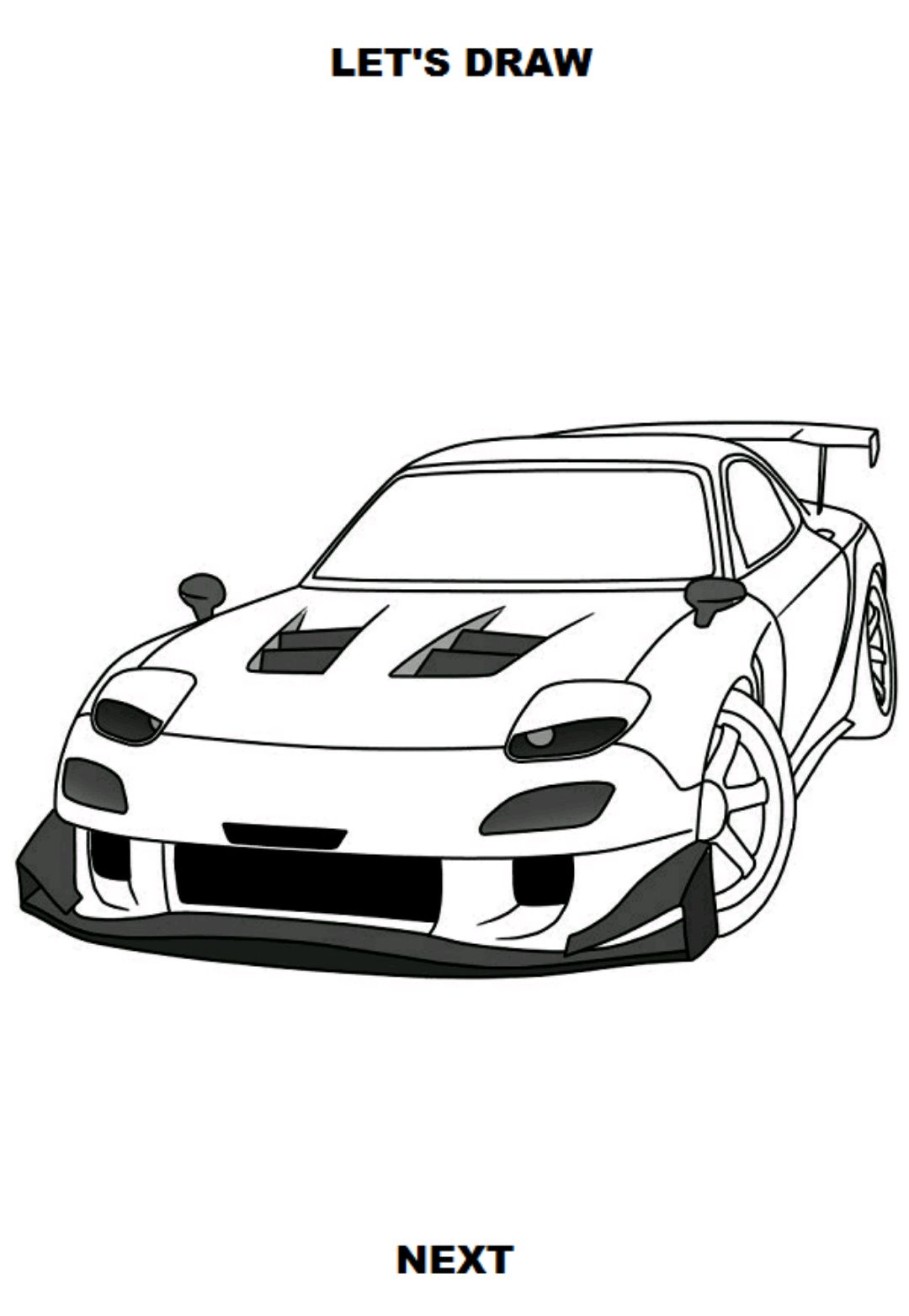 اسکرین شات 6 برنامه Draw Cars: Sport