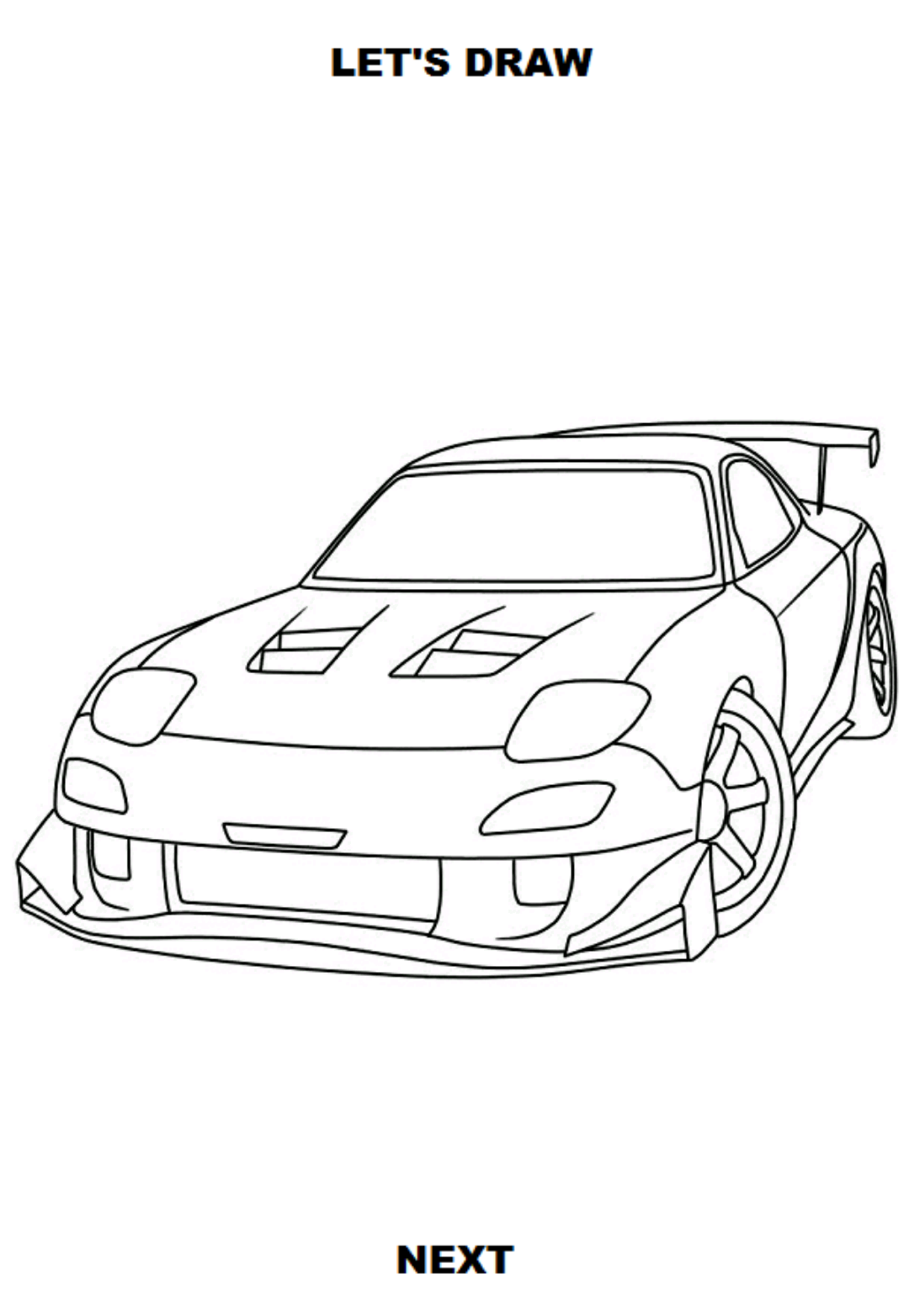اسکرین شات 5 برنامه Draw Cars: Sport