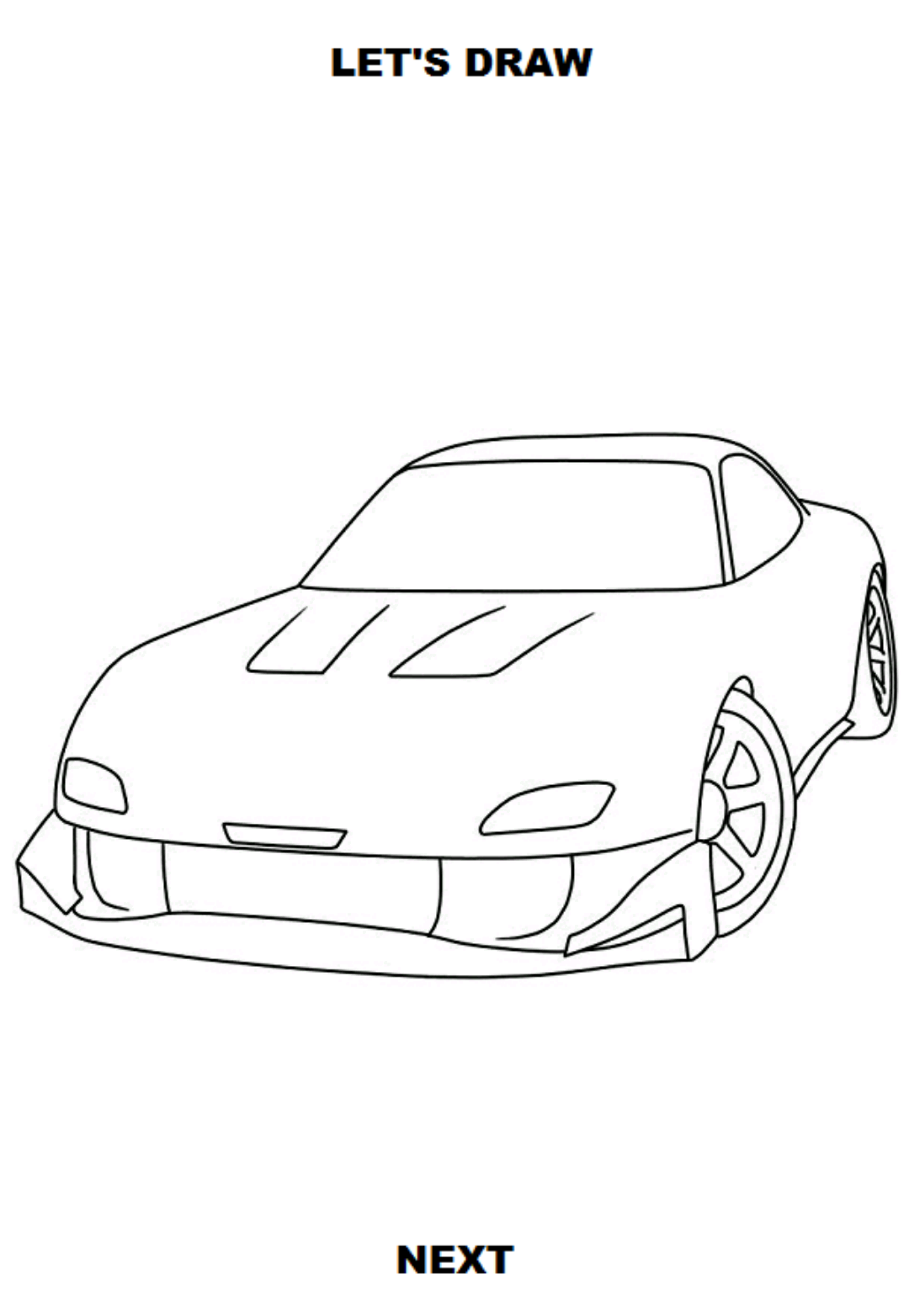 اسکرین شات 4 برنامه Draw Cars: Sport