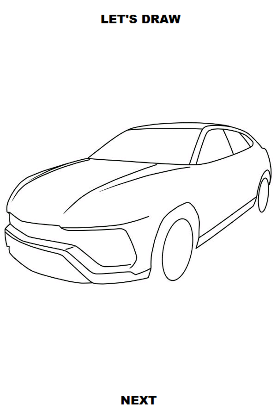 اسکرین شات 3 برنامه Draw Cars: SUV