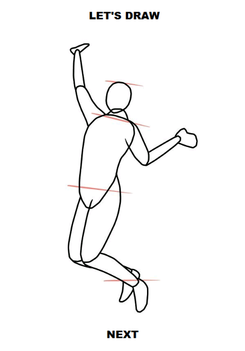 اسکرین شات 4 برنامه Draw Human Figures