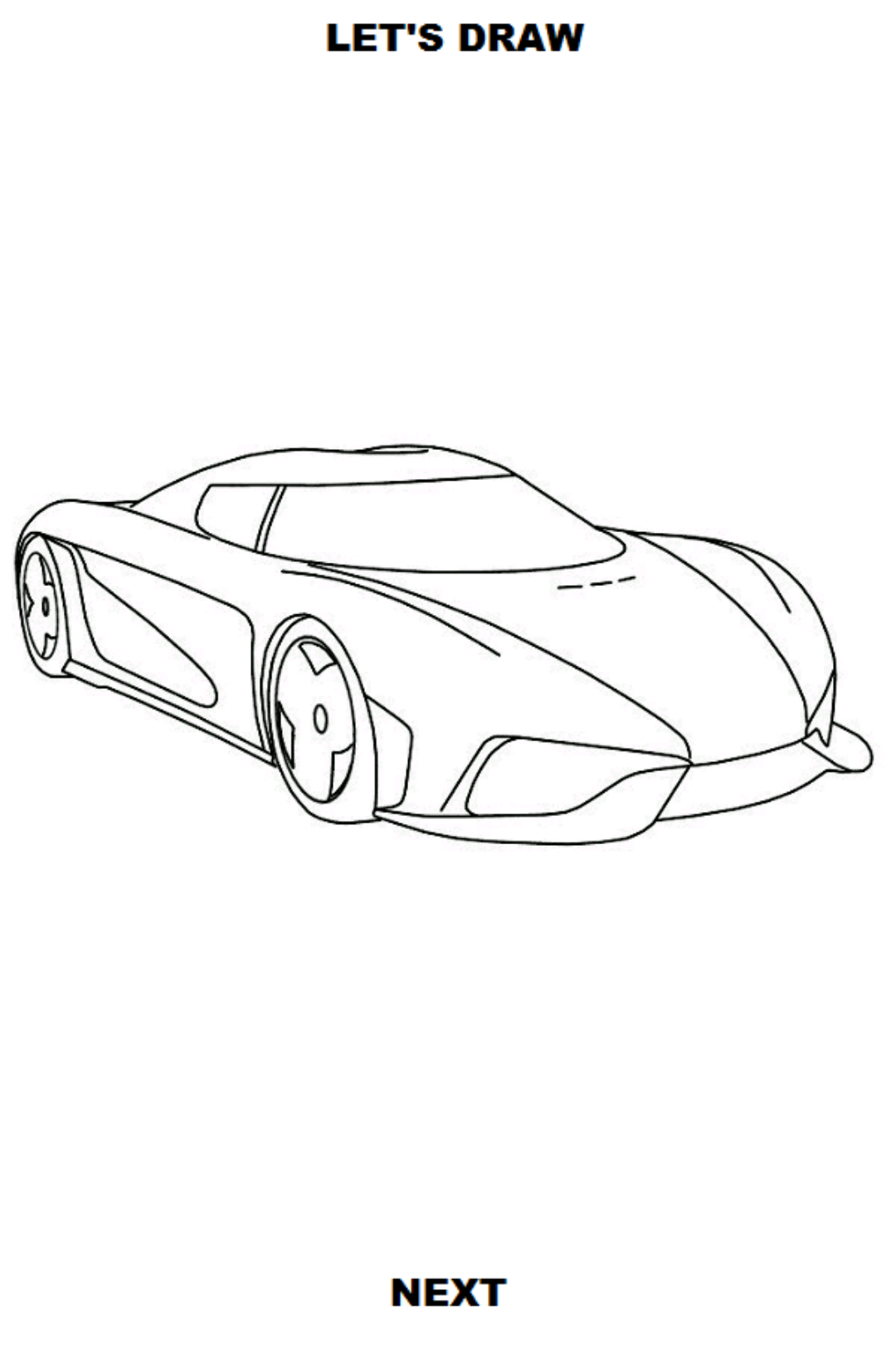 اسکرین شات 4 برنامه How to Draw Cars 2