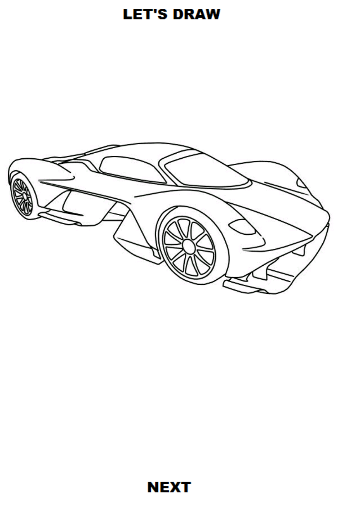 اسکرین شات 6 برنامه Draw Cars: Hypercar