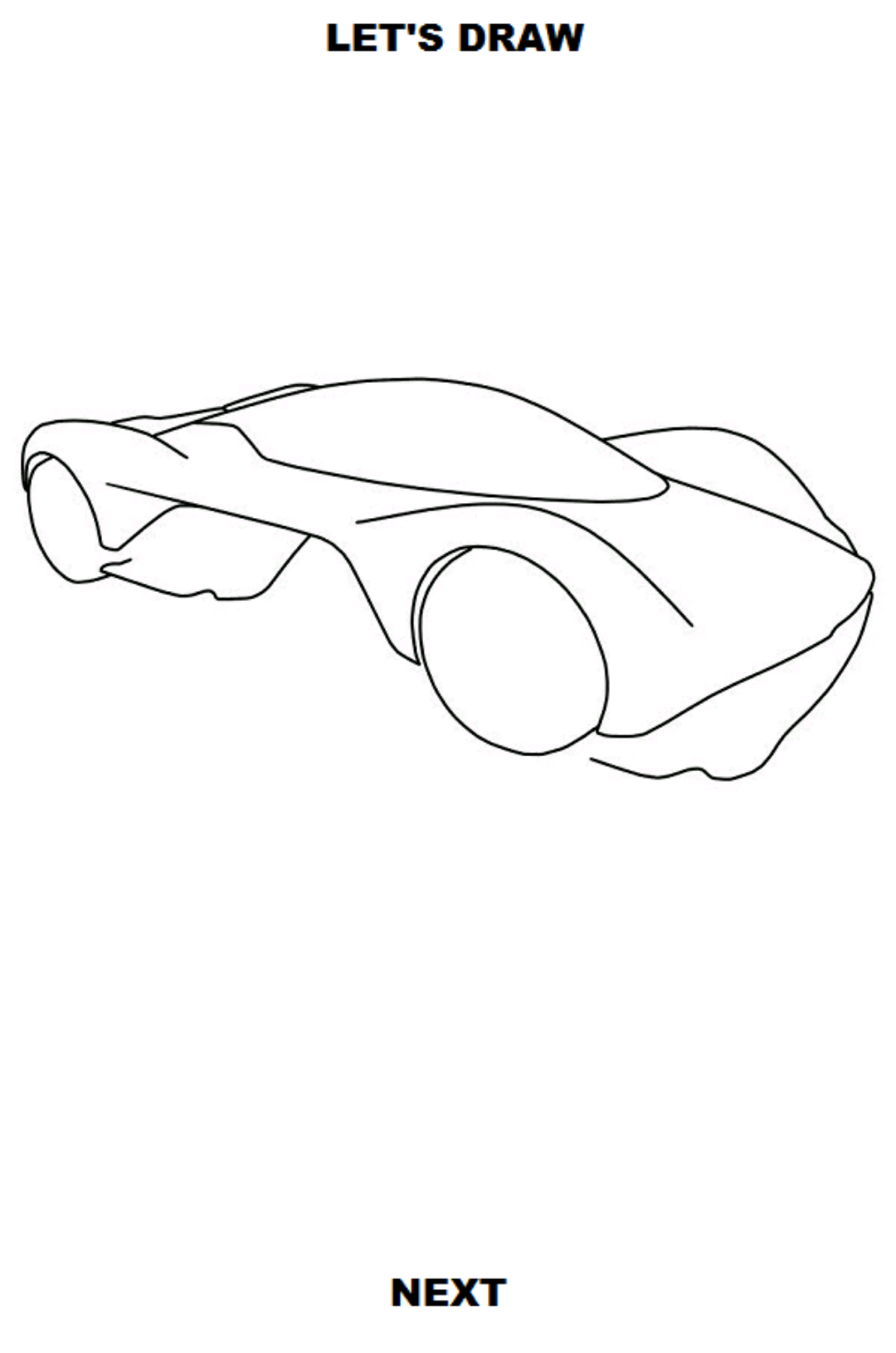 اسکرین شات 4 برنامه Draw Cars: Hypercar