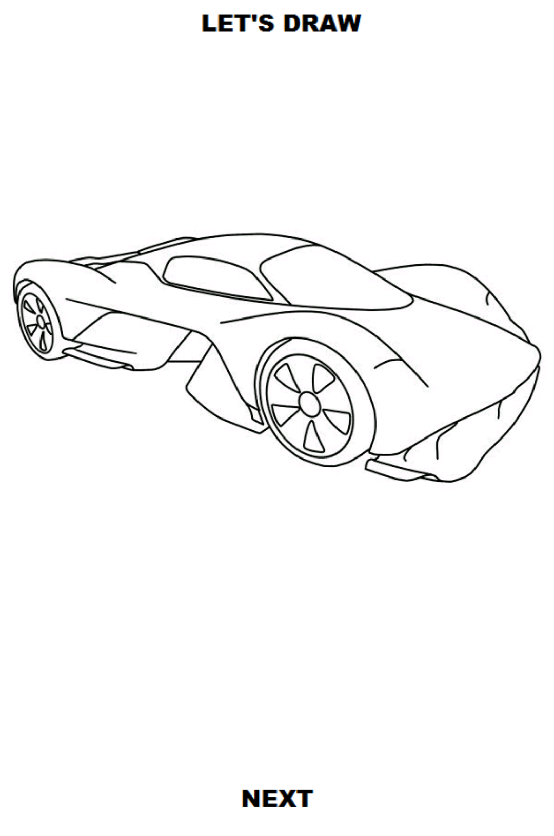 اسکرین شات 5 برنامه Draw Cars: Hypercar