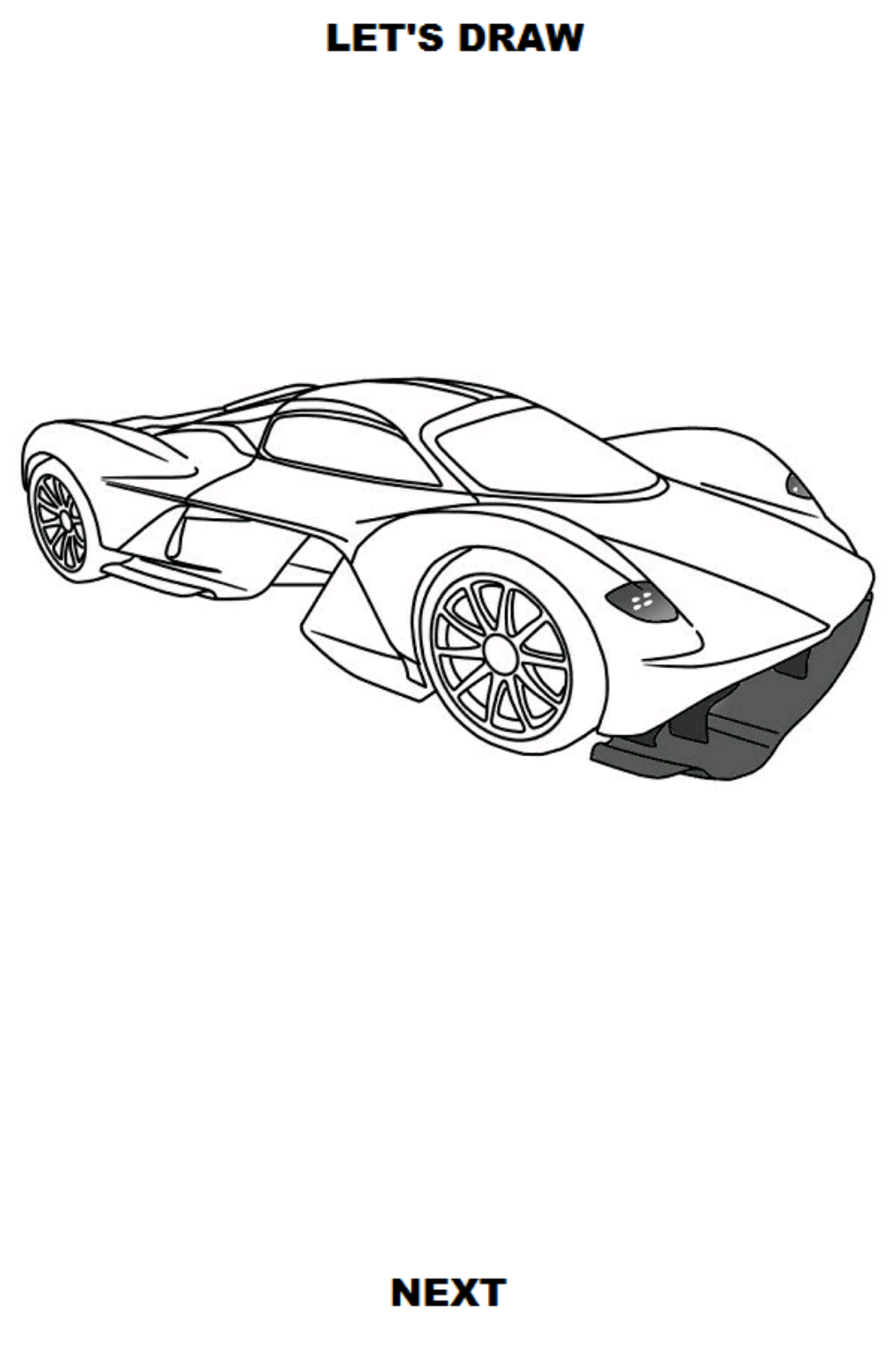 اسکرین شات 7 برنامه Draw Cars: Hypercar