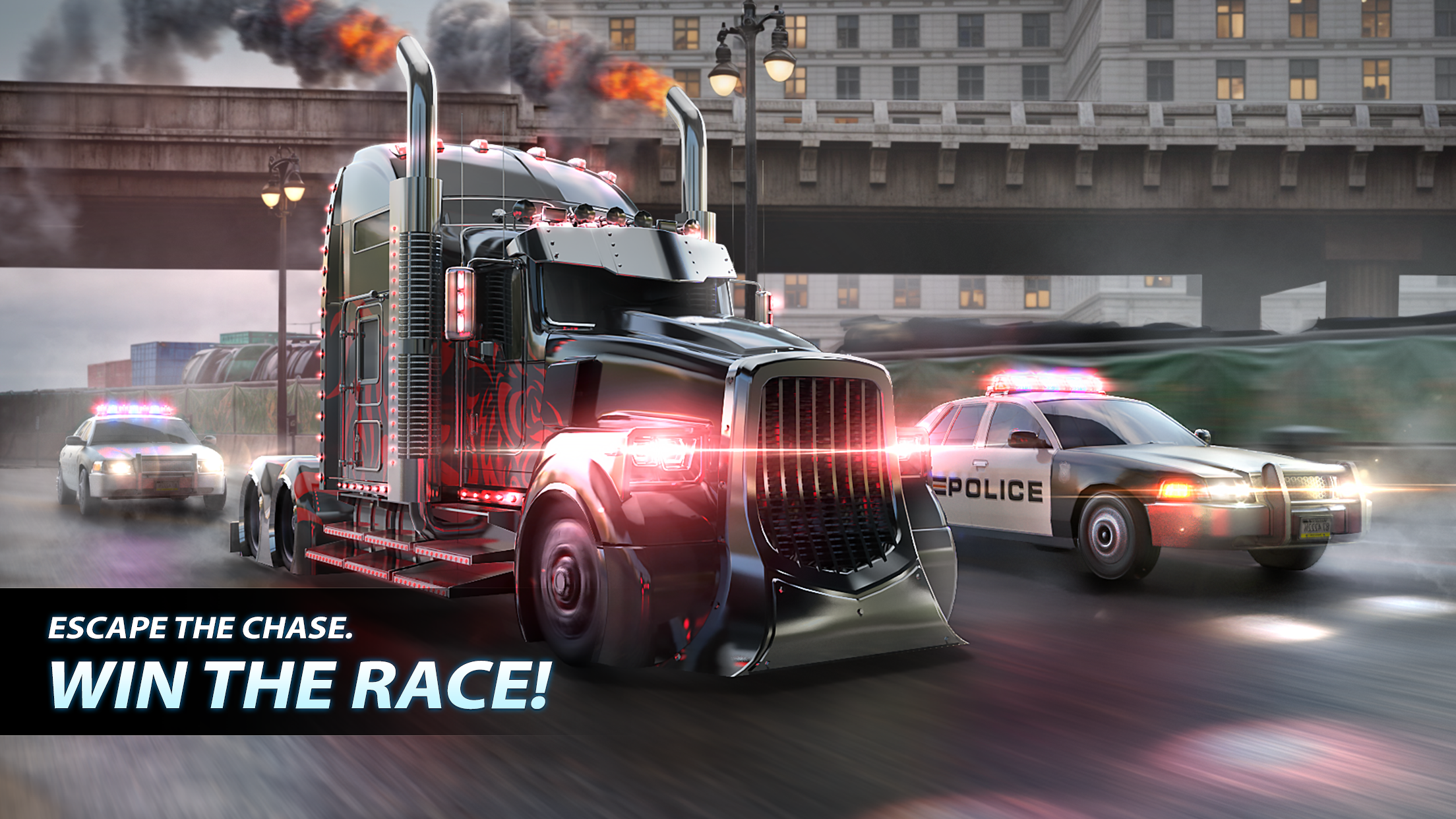 اسکرین شات 5 بازی Big Rig Racing: Drag racing