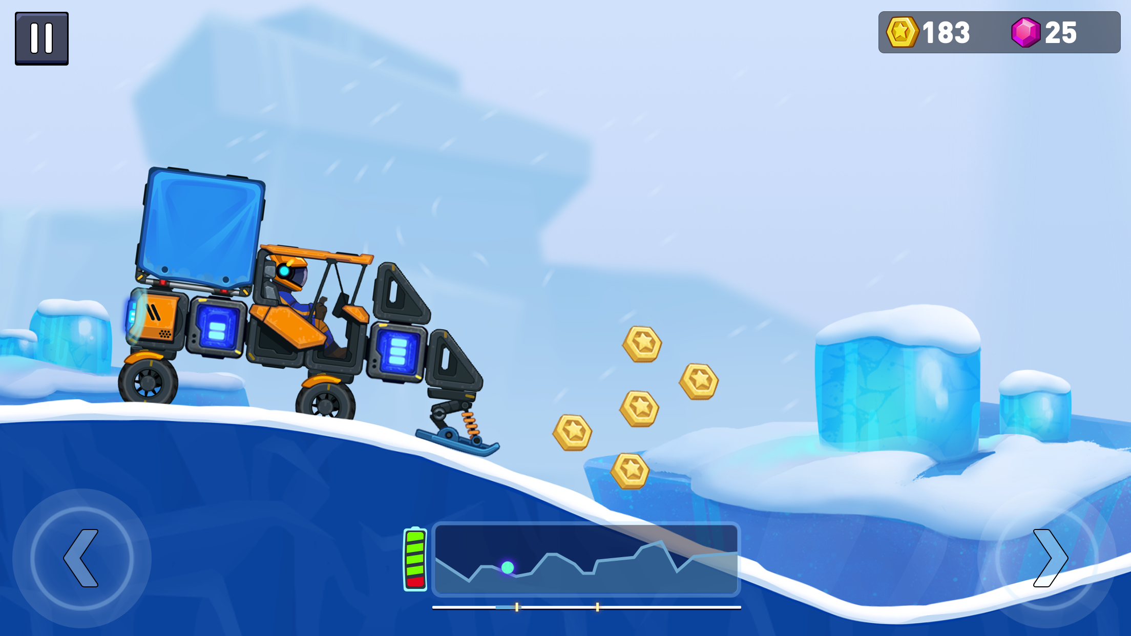 اسکرین شات 6 بازی Rovercraft 2: Race a space car