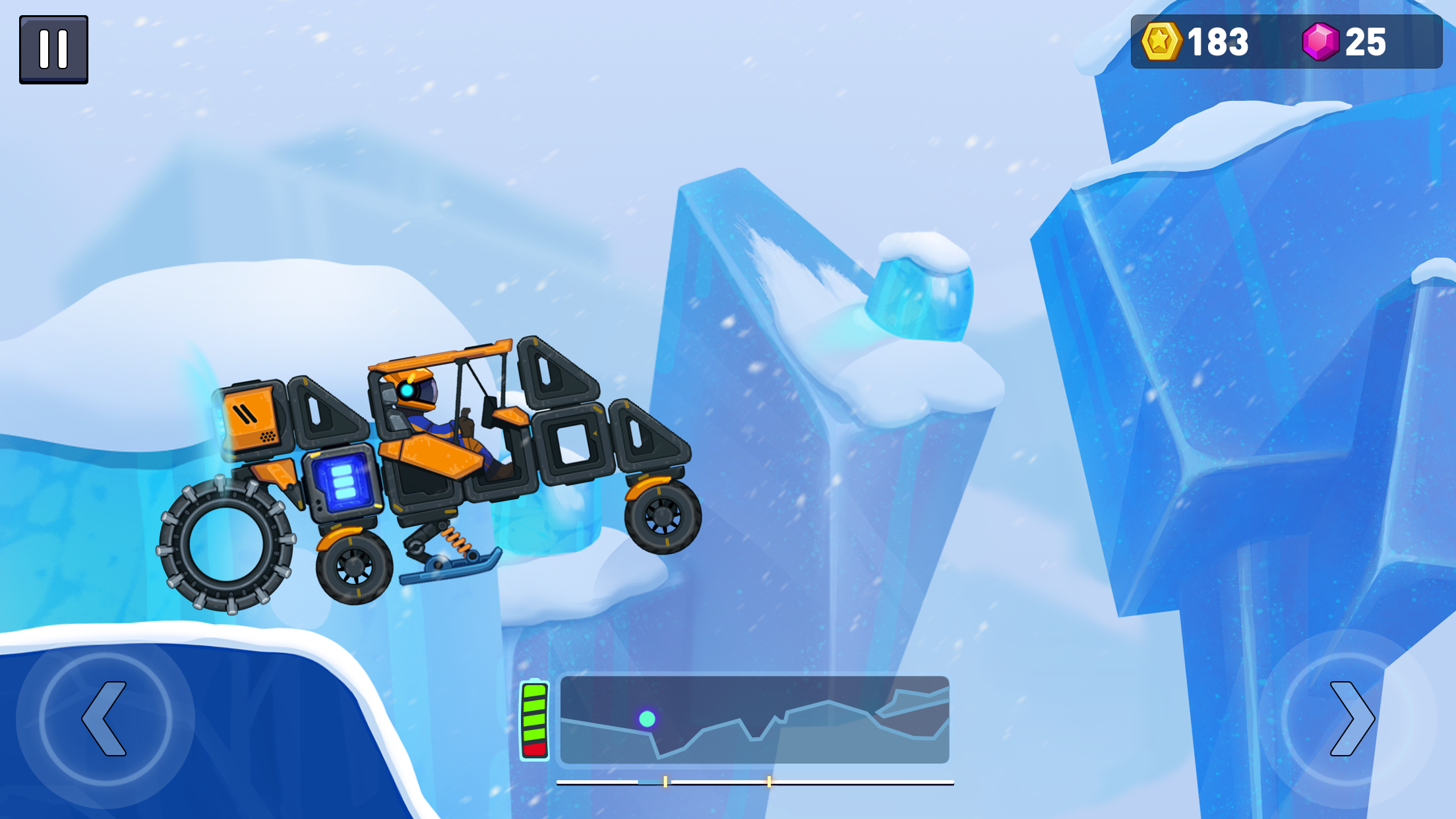 اسکرین شات 2 بازی Rovercraft 2 Race a space car