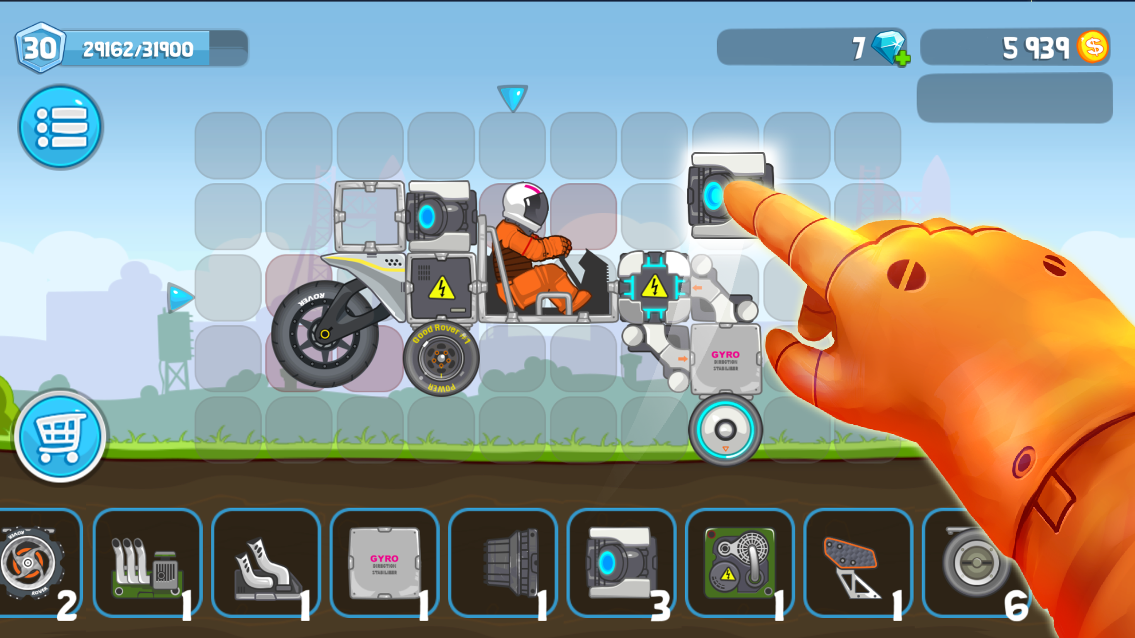 اسکرین شات 2 بازی Rovercraft:Race Your Space Car