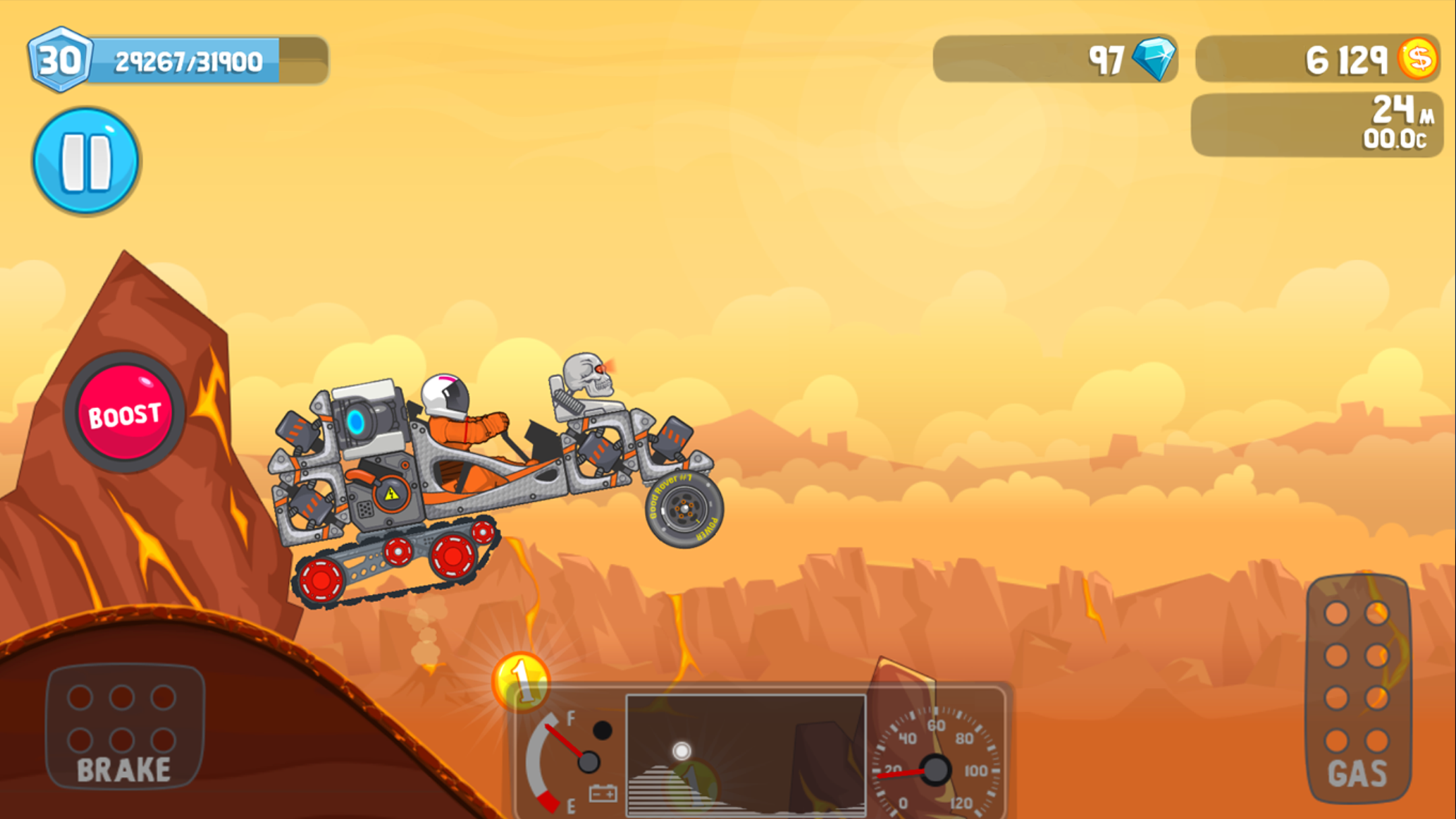اسکرین شات 3 بازی Rovercraft:Race Your Space Car
