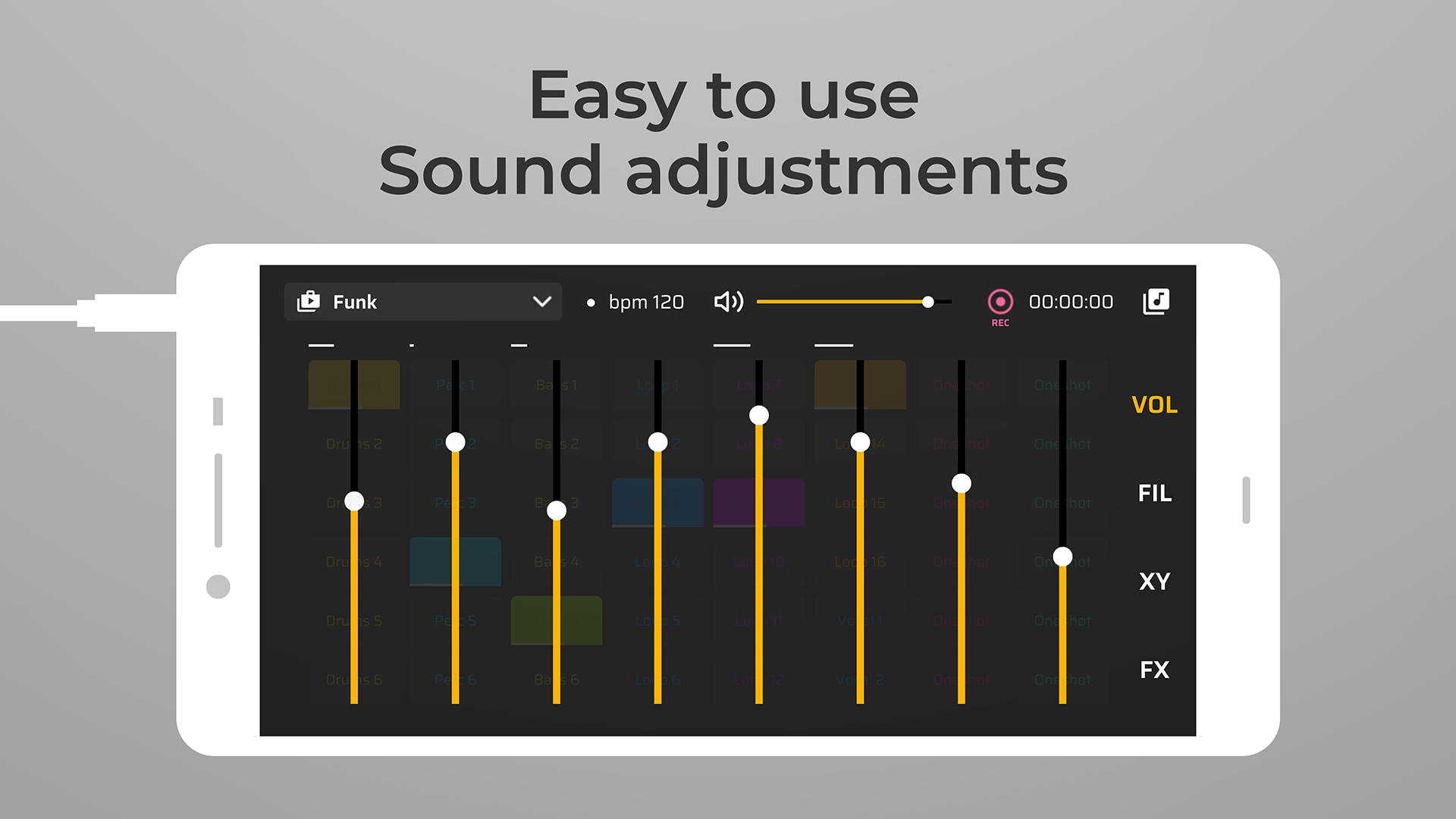 اسکرین شات 3 برنامه DJ Loop Pads - Music Maker