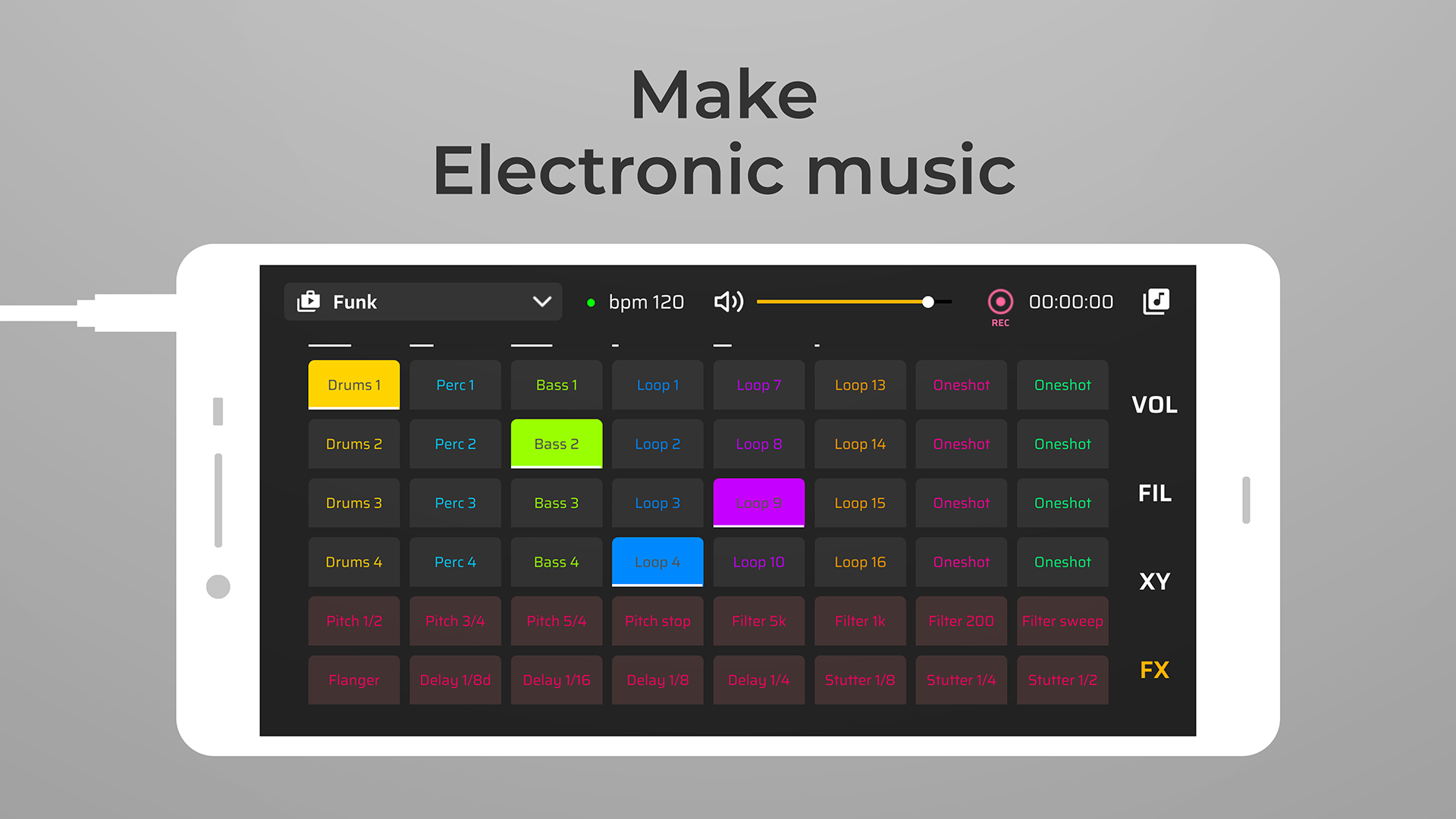 اسکرین شات 2 برنامه DJ Loop Pads - Music Maker
