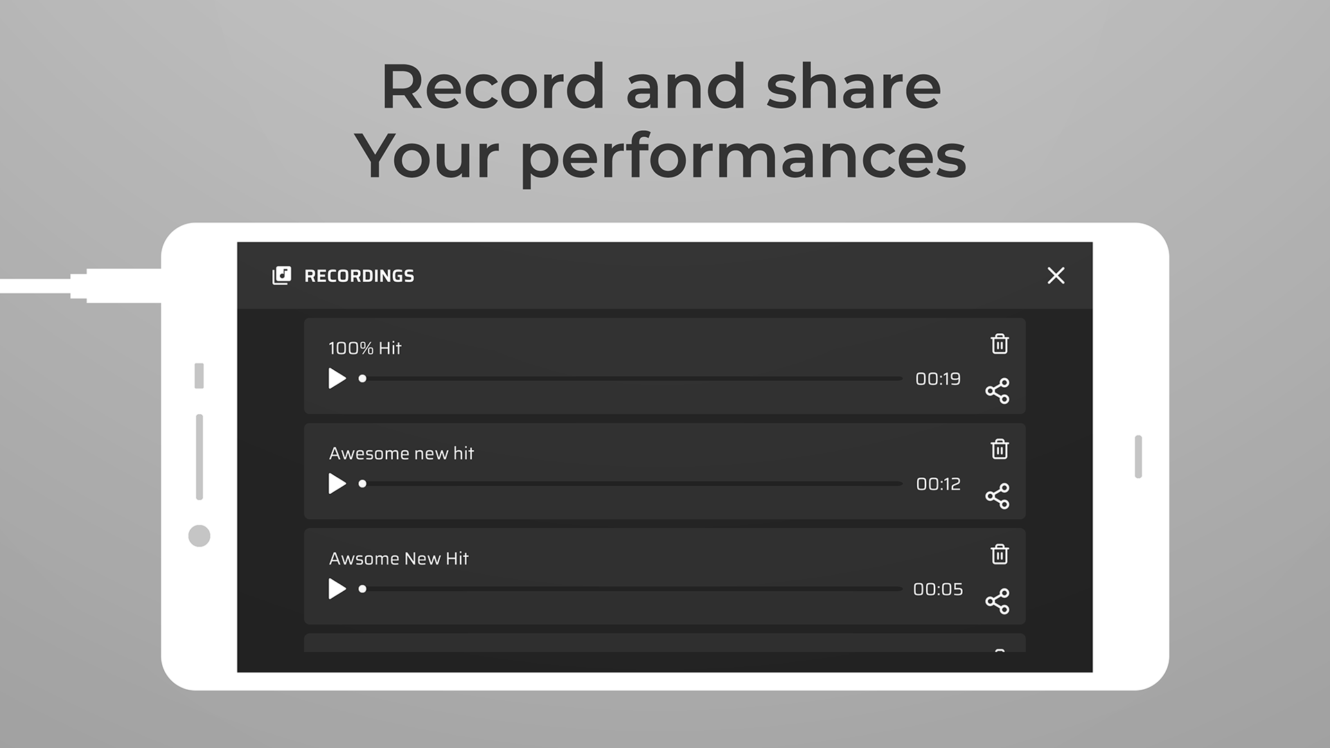 اسکرین شات 4 برنامه DJ Loop Pads - Music Maker