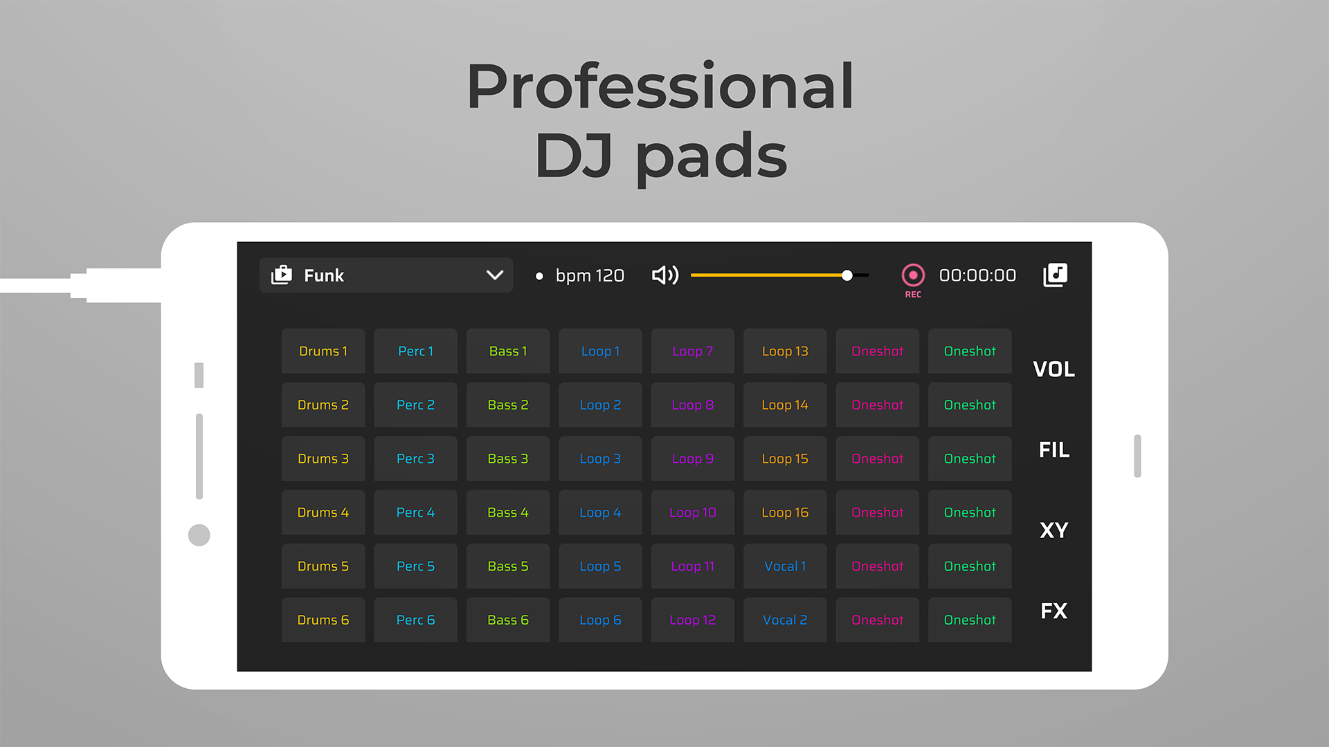 اسکرین شات 1 برنامه DJ Loop Pads - Music Maker