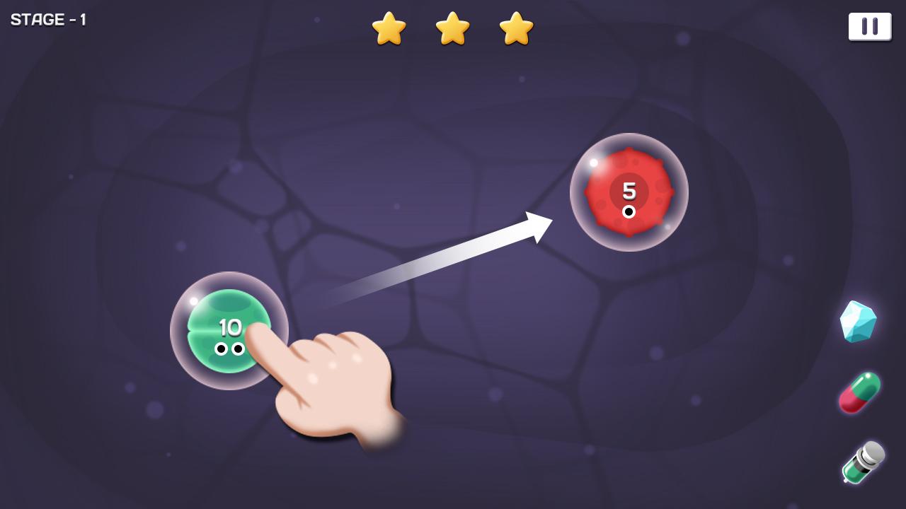 اسکرین شات 1 بازی Cell Expansion Wars