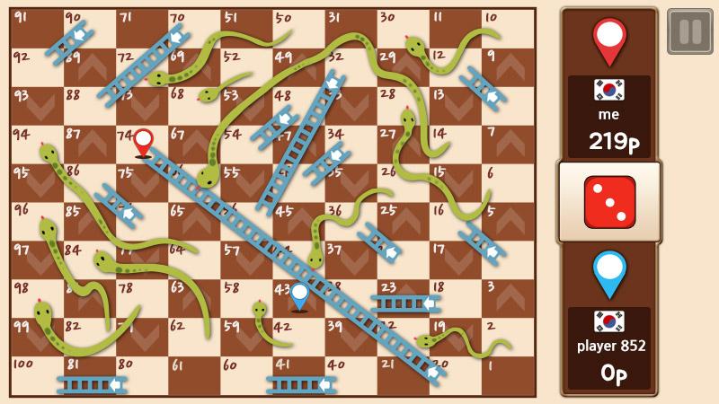 اسکرین شات 3 بازی Snakes & Ladders King