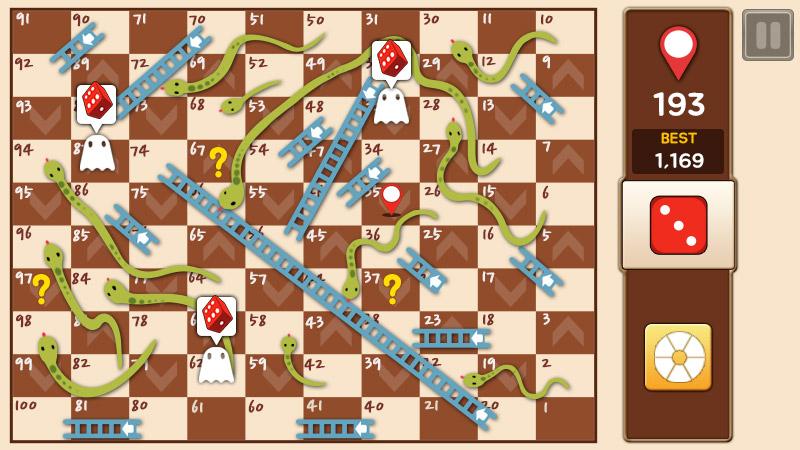 اسکرین شات 2 بازی Snakes & Ladders King
