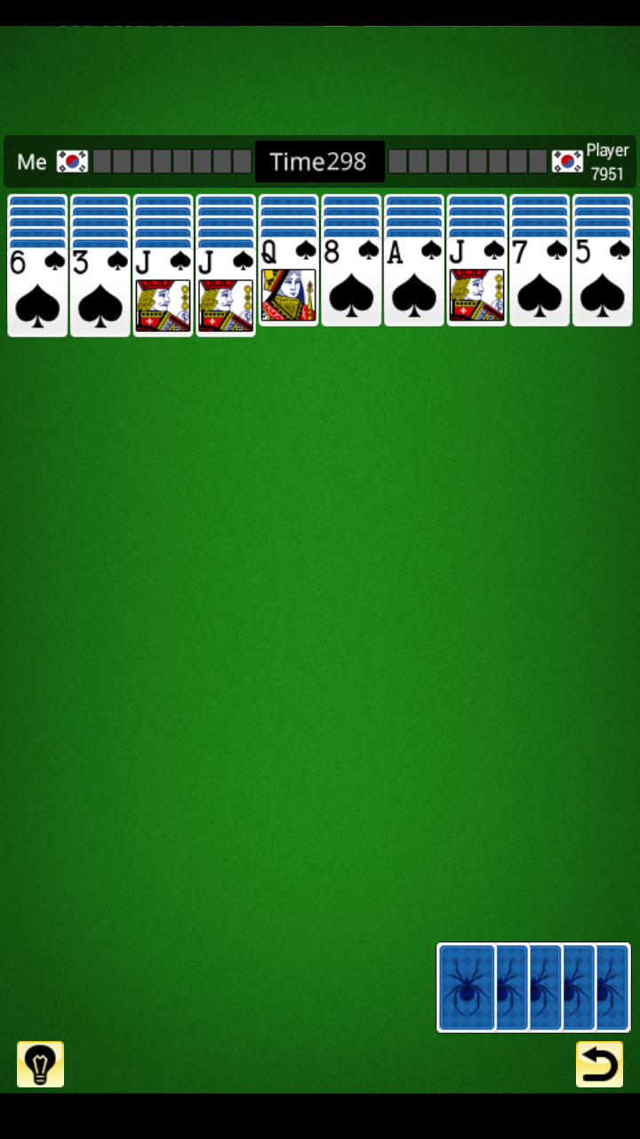 اسکرین شات 6 بازی Spider Solitaire King