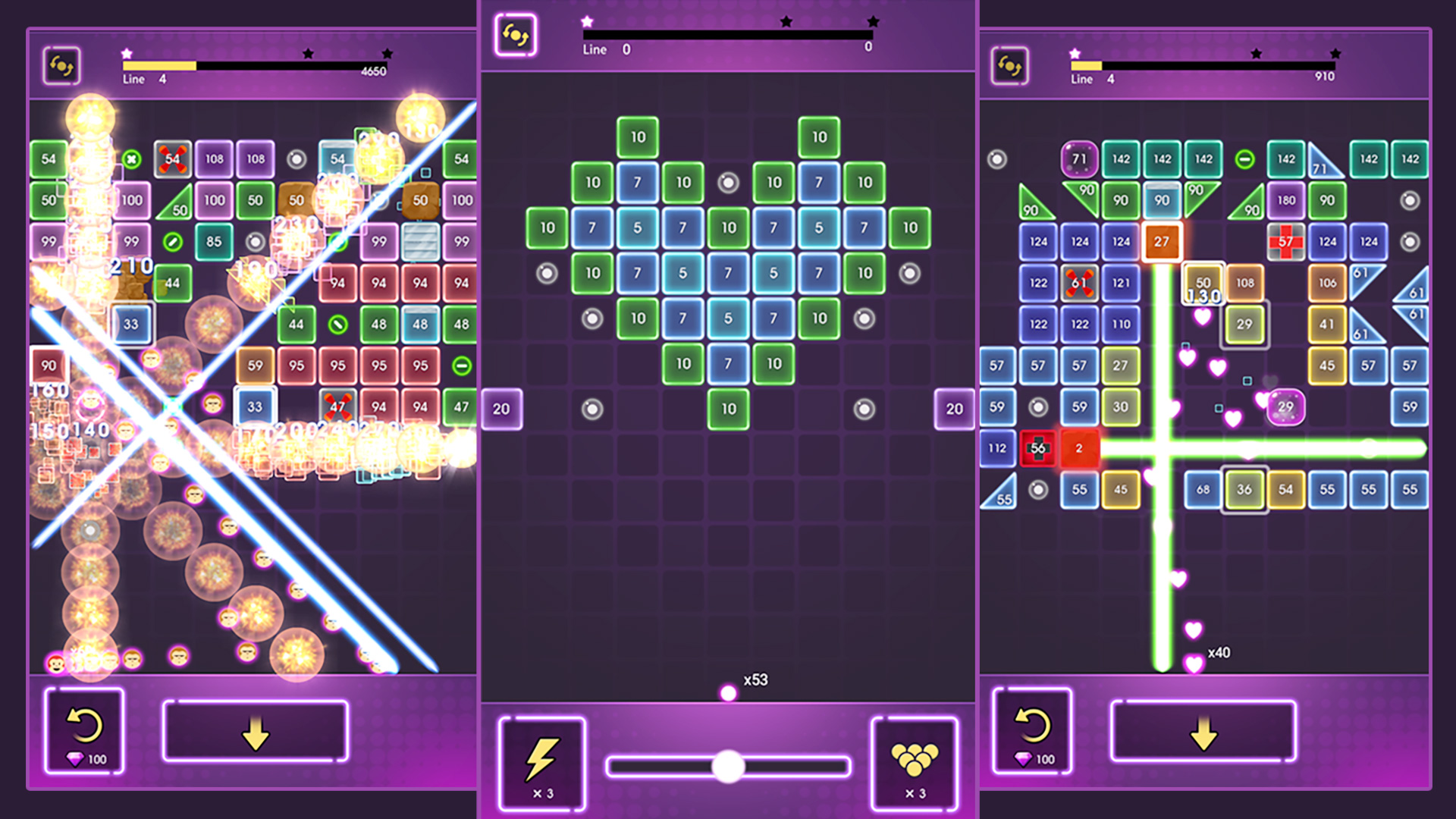 اسکرین شات 1 بازی Bricks Breaker Dash