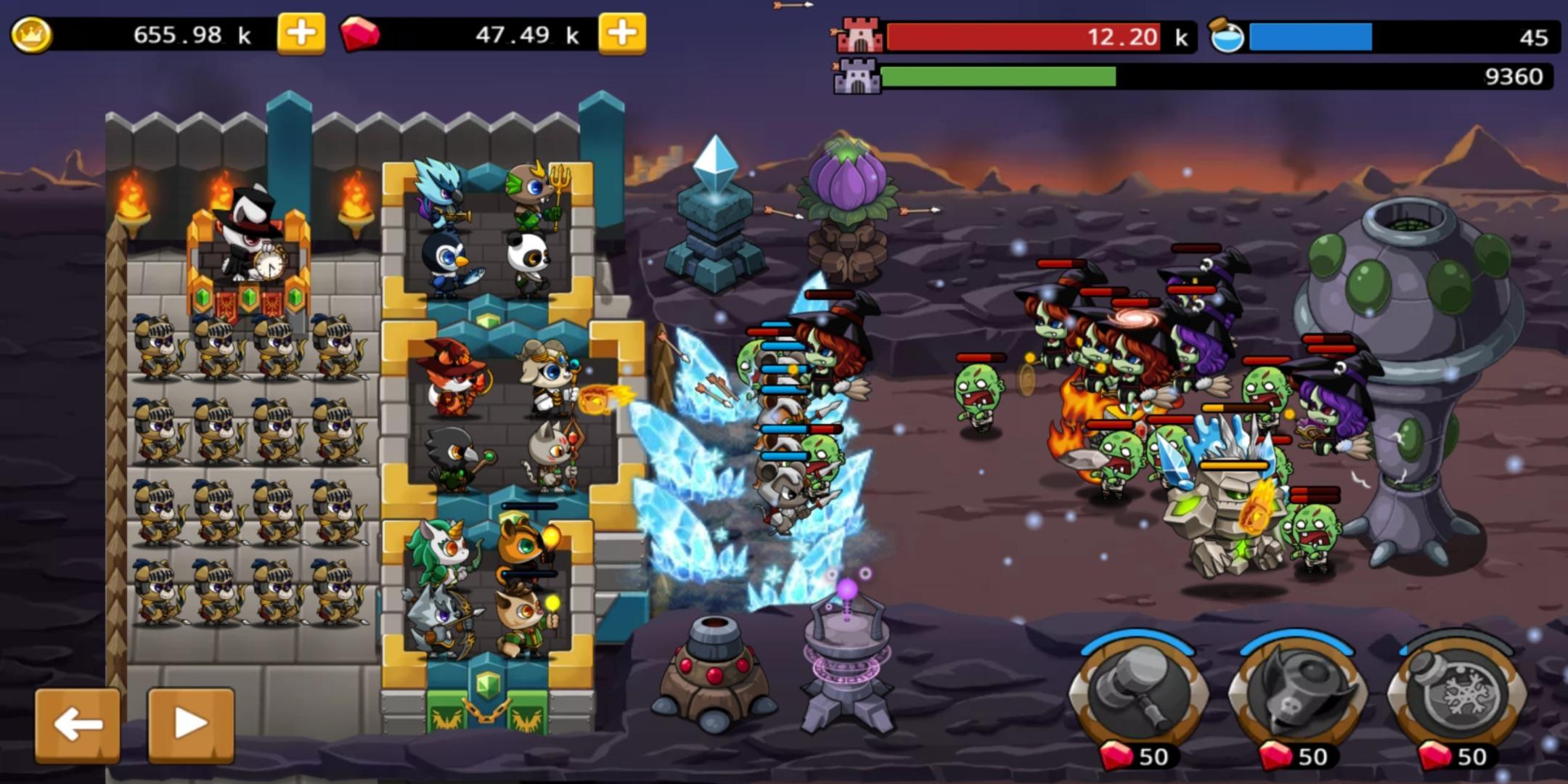 اسکرین شات 2 بازی Castle Defense King