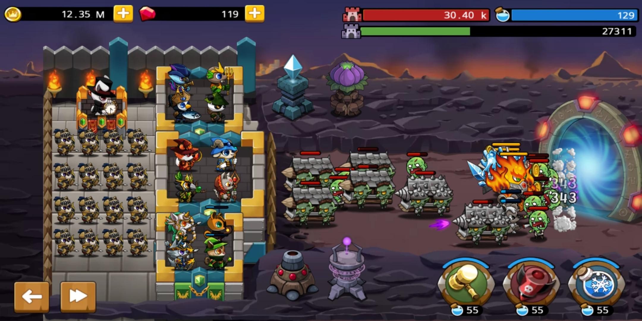 اسکرین شات 5 بازی Castle Defense King