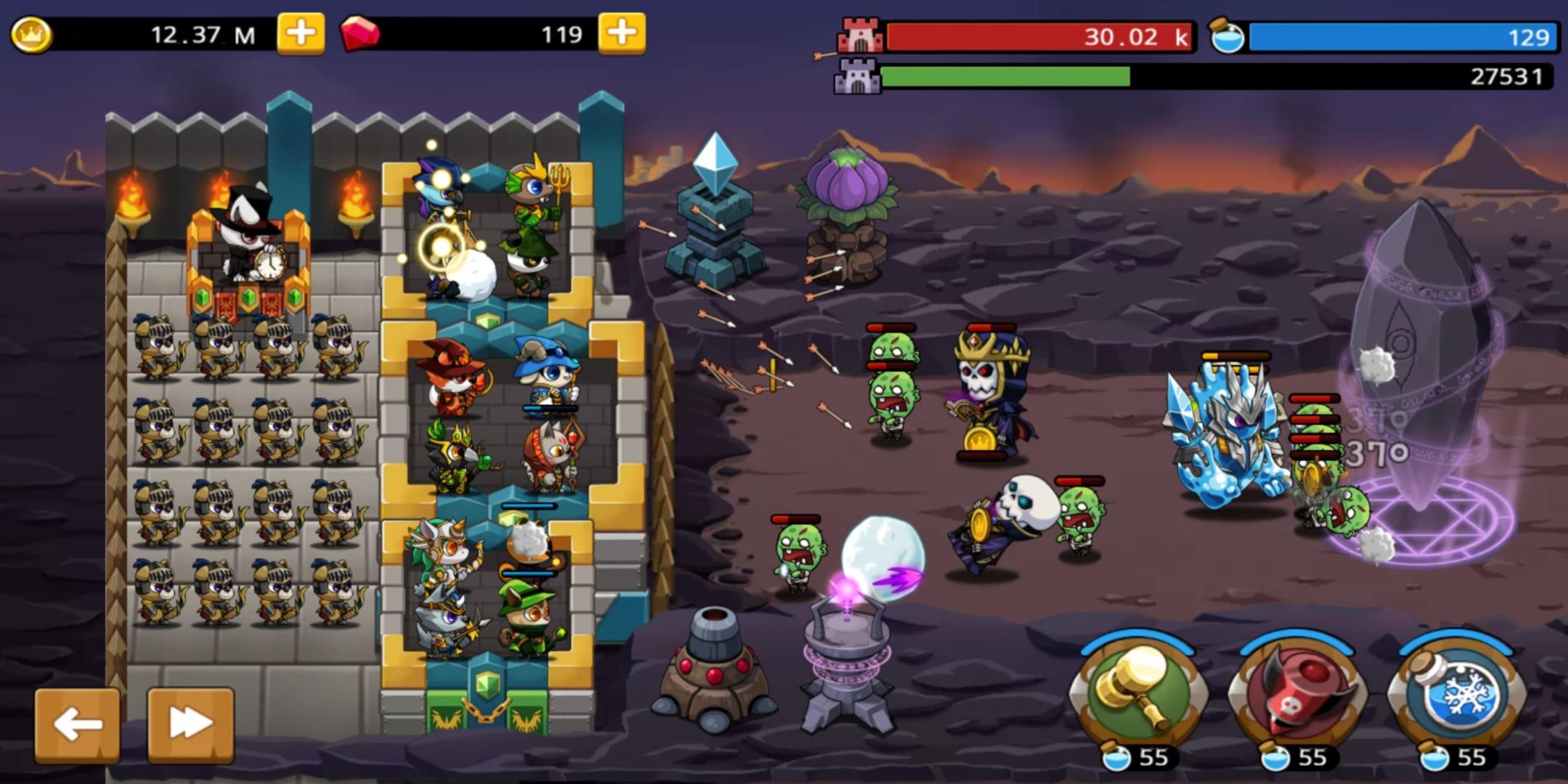 اسکرین شات 4 بازی Castle Defense King