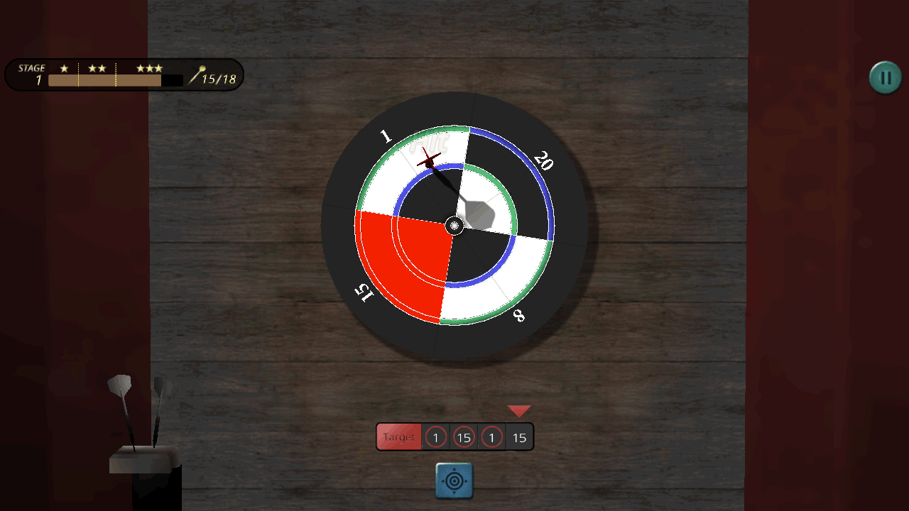 اسکرین شات 1 بازی Darts King