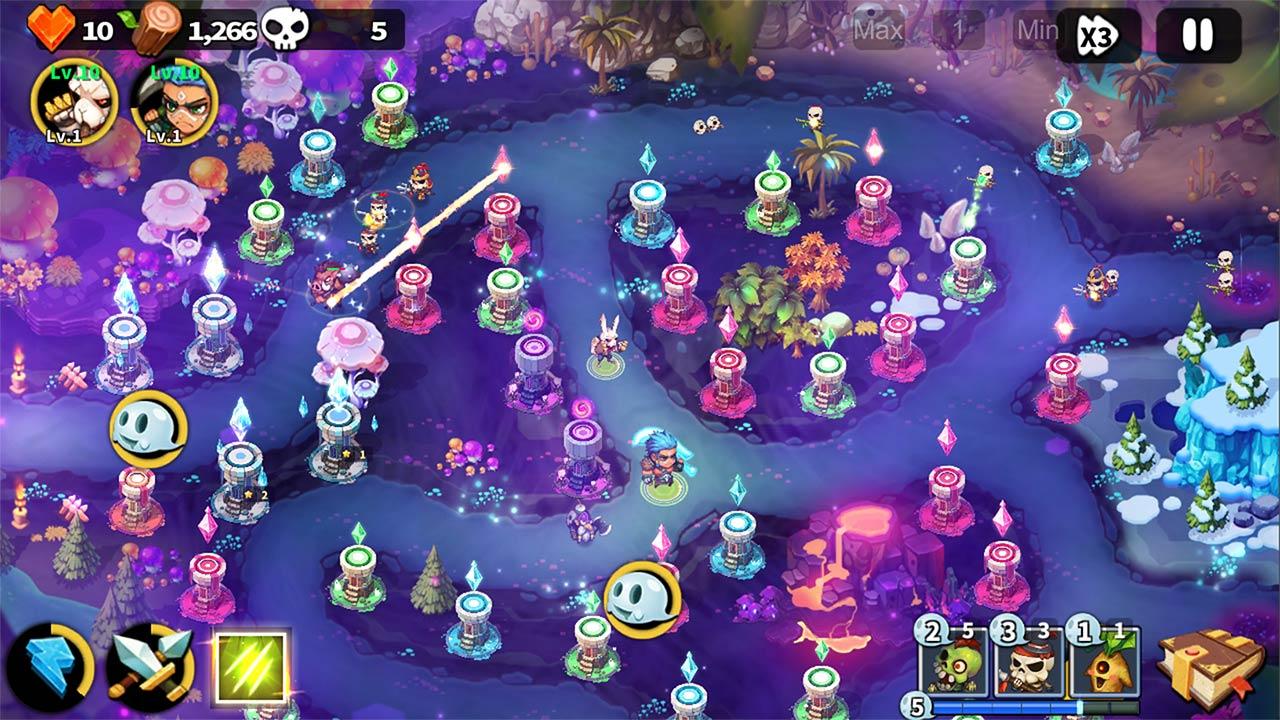 اسکرین شات 4 بازی Hero Defense King : TD