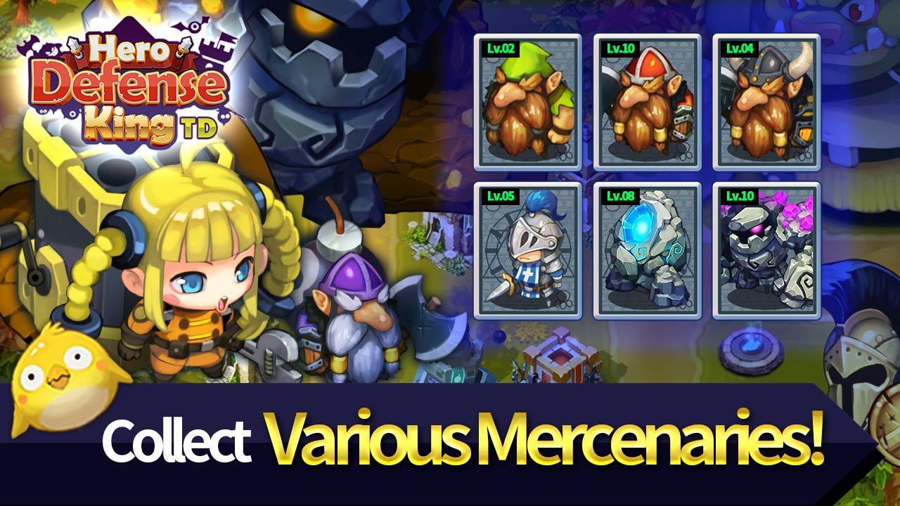 اسکرین شات 5 بازی Hero Defense King : TD